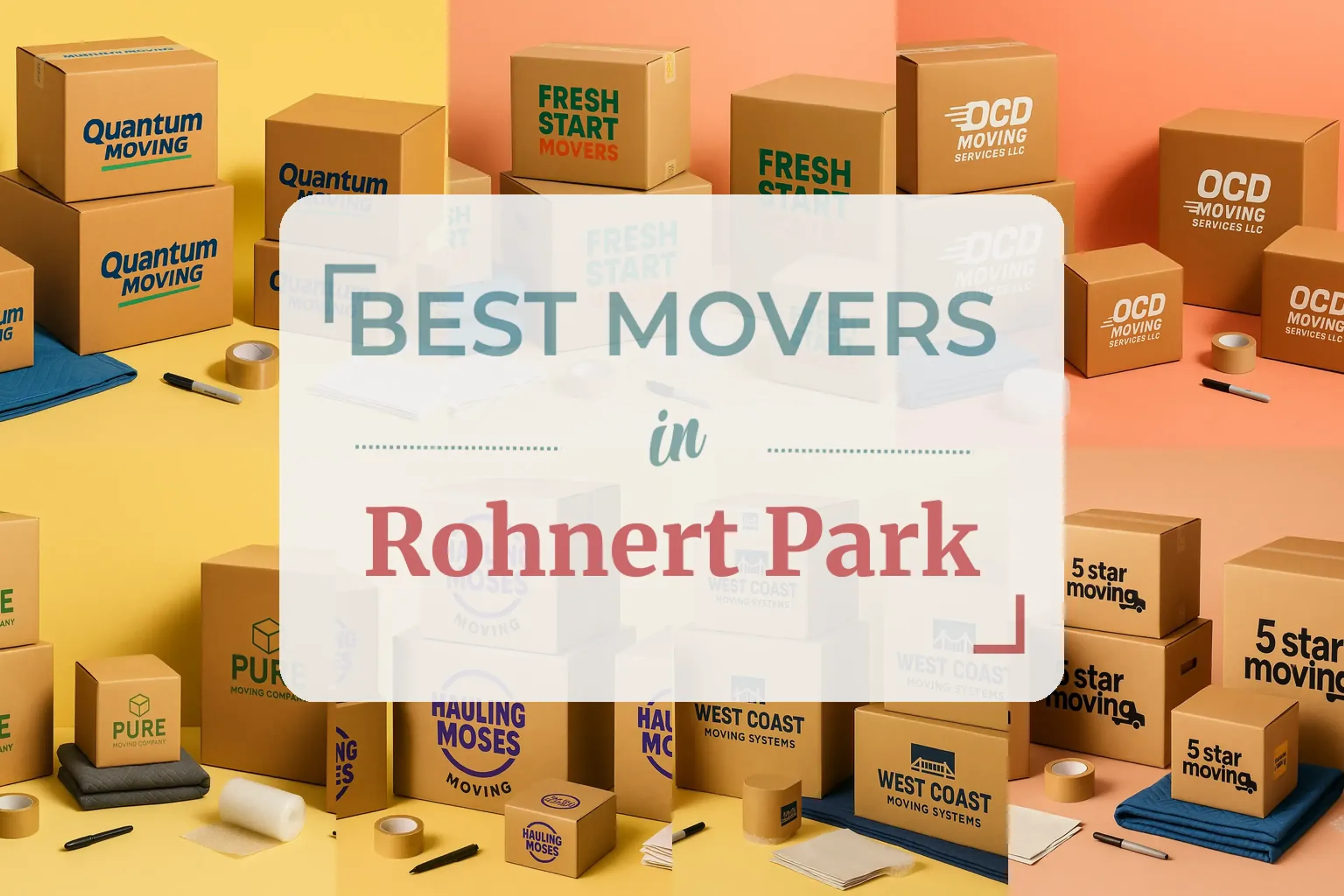 Side-by-side comparison of Rohnert Park moving companies