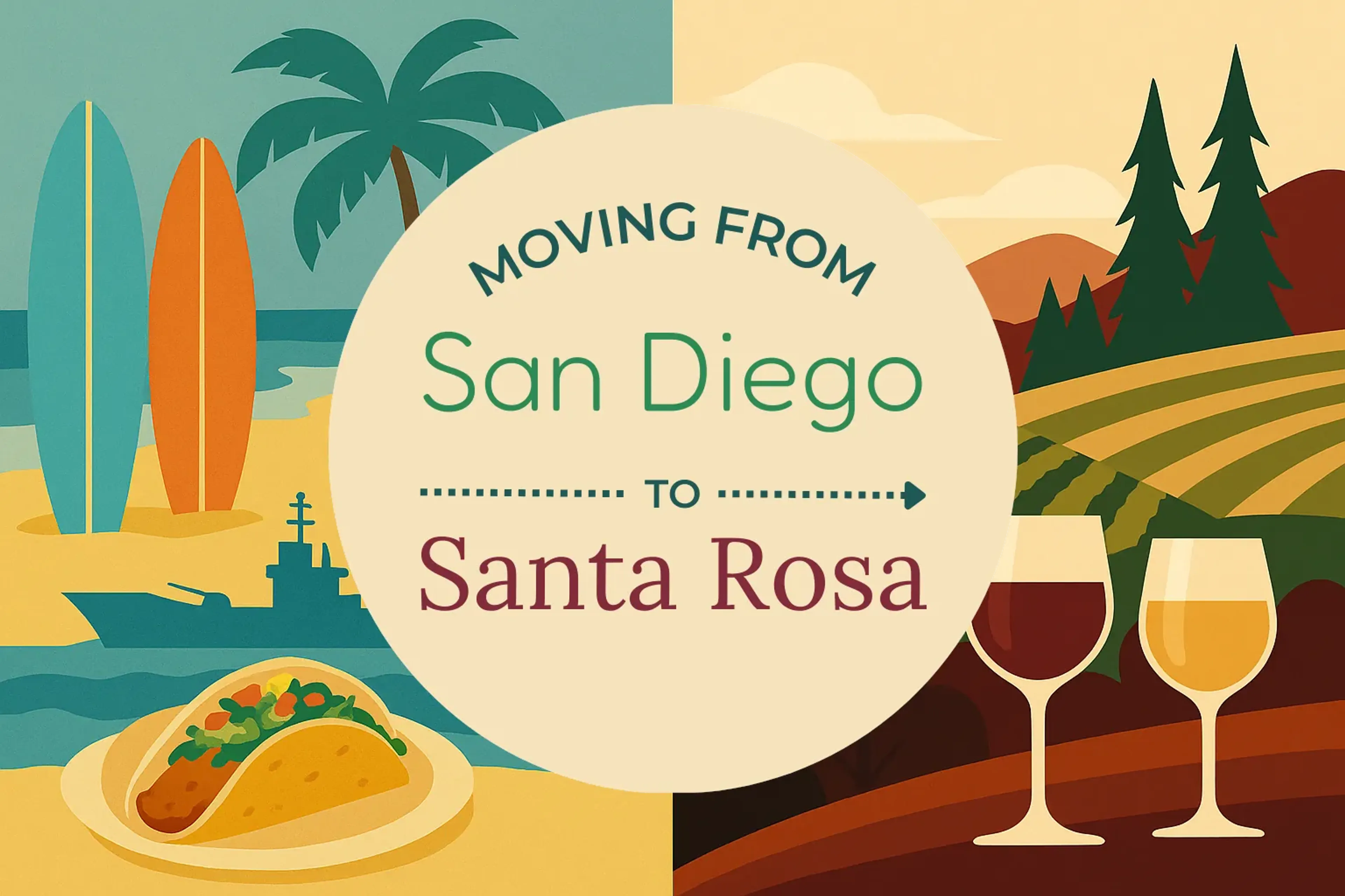San Diego to Santa Rosa featured image