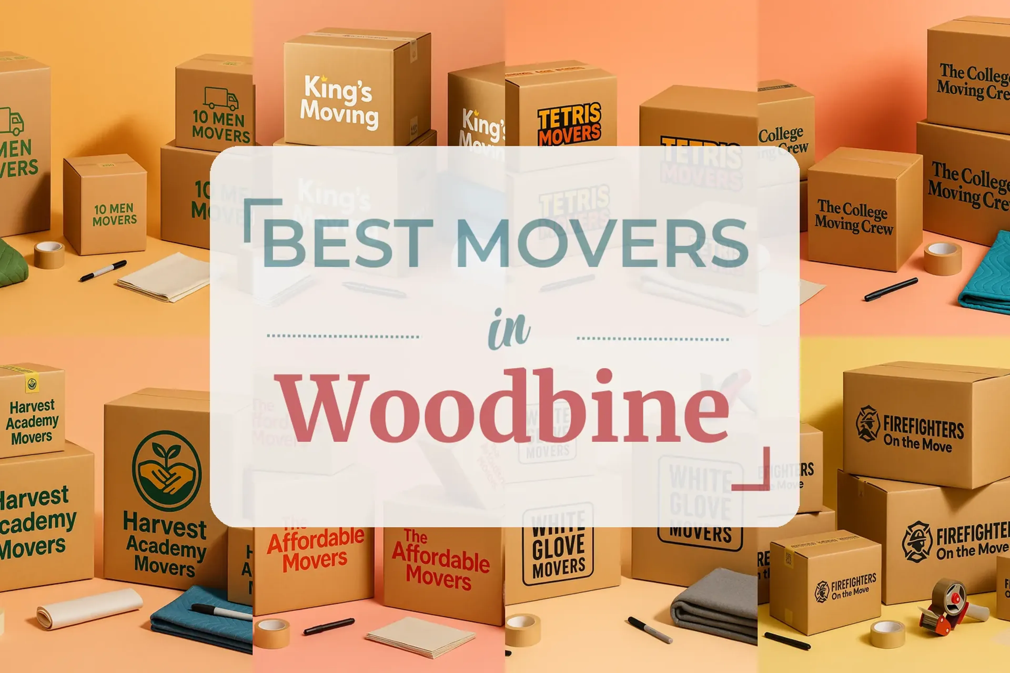 Side-by-side comparison of Woodbine moving companies