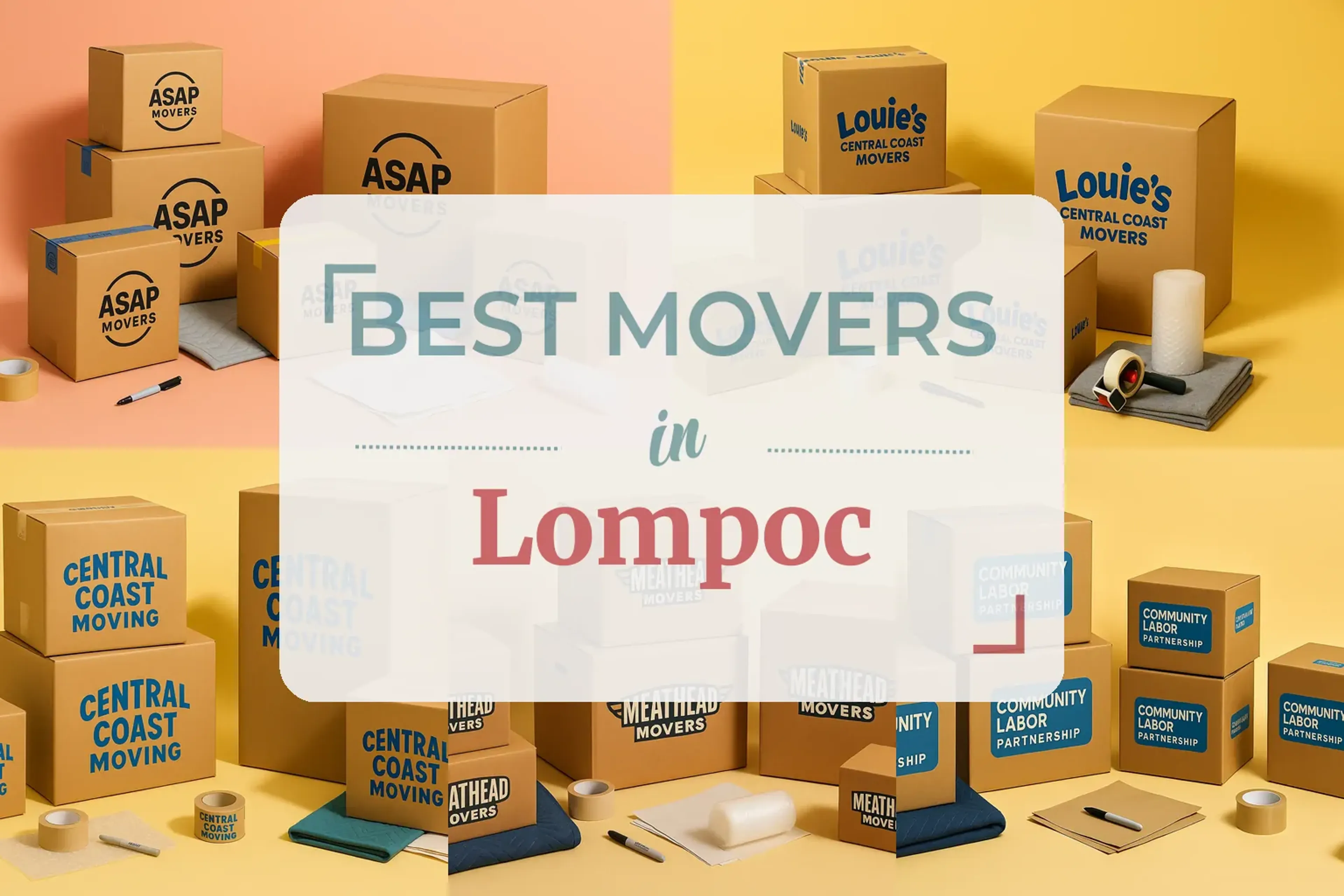 Side-by-side comparison of Lompoc moving companies