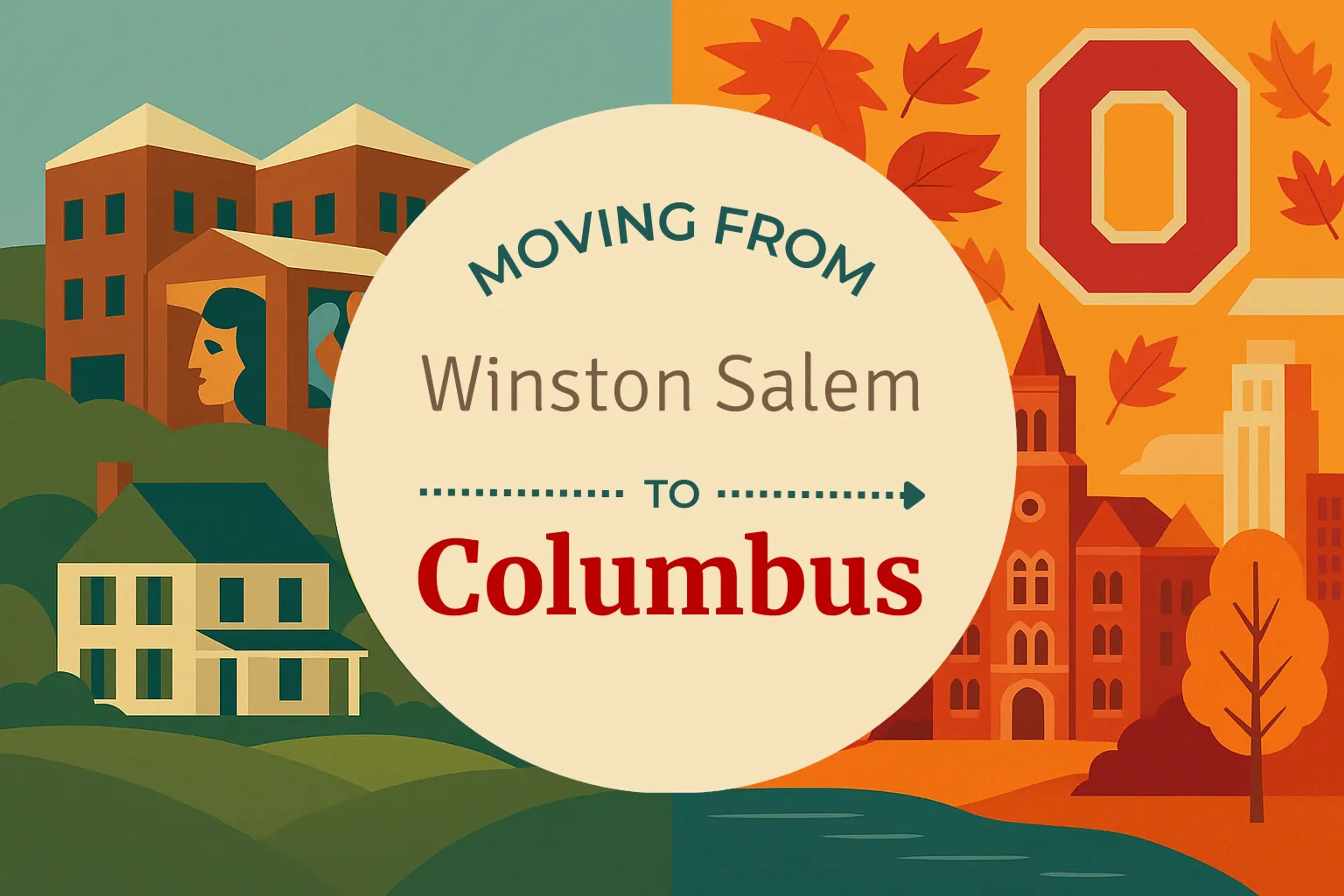 Side-by-side comparison of Winston Salem to Columbus moving companies