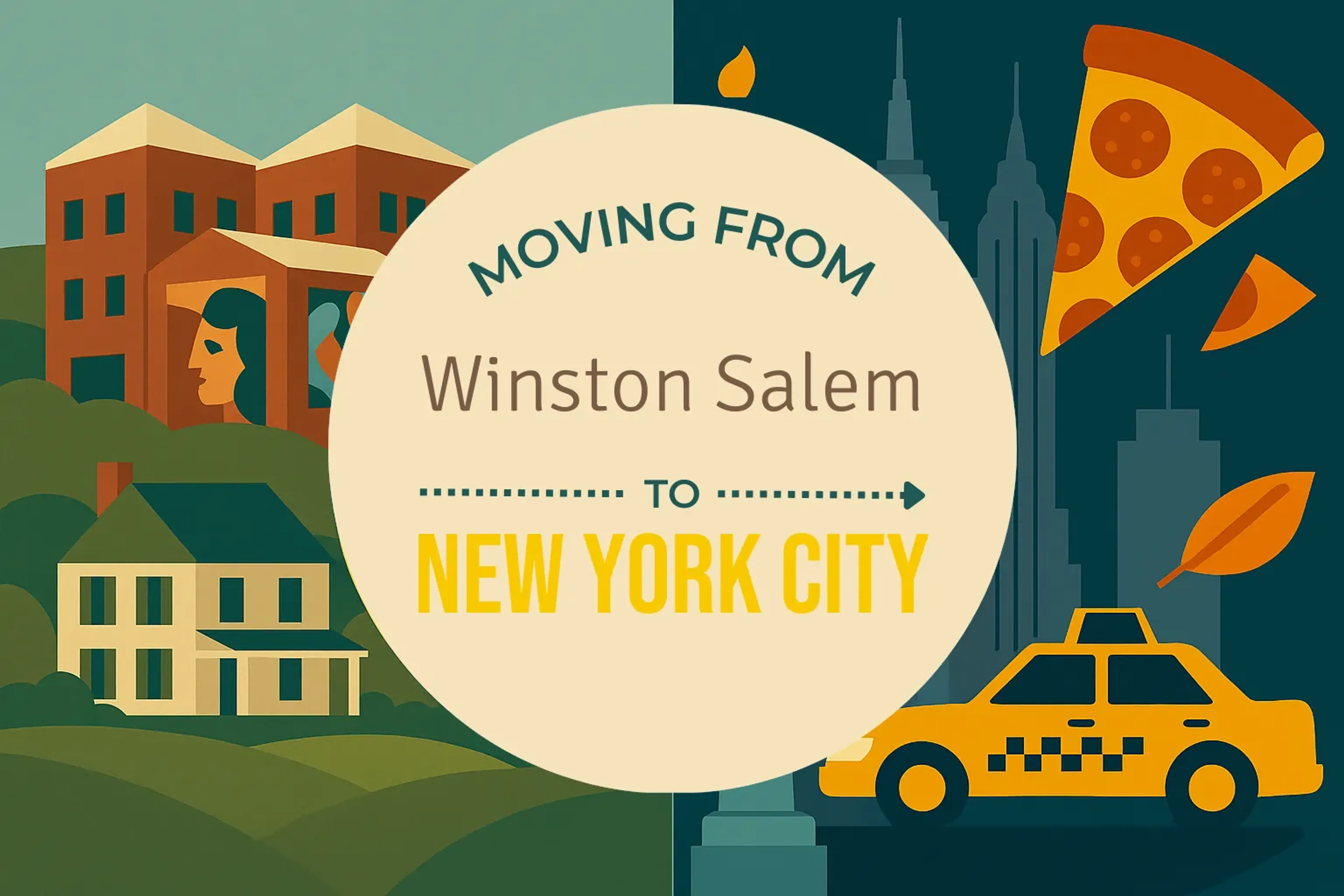Side-by-side comparison of Winston Salem to New York City moving companies