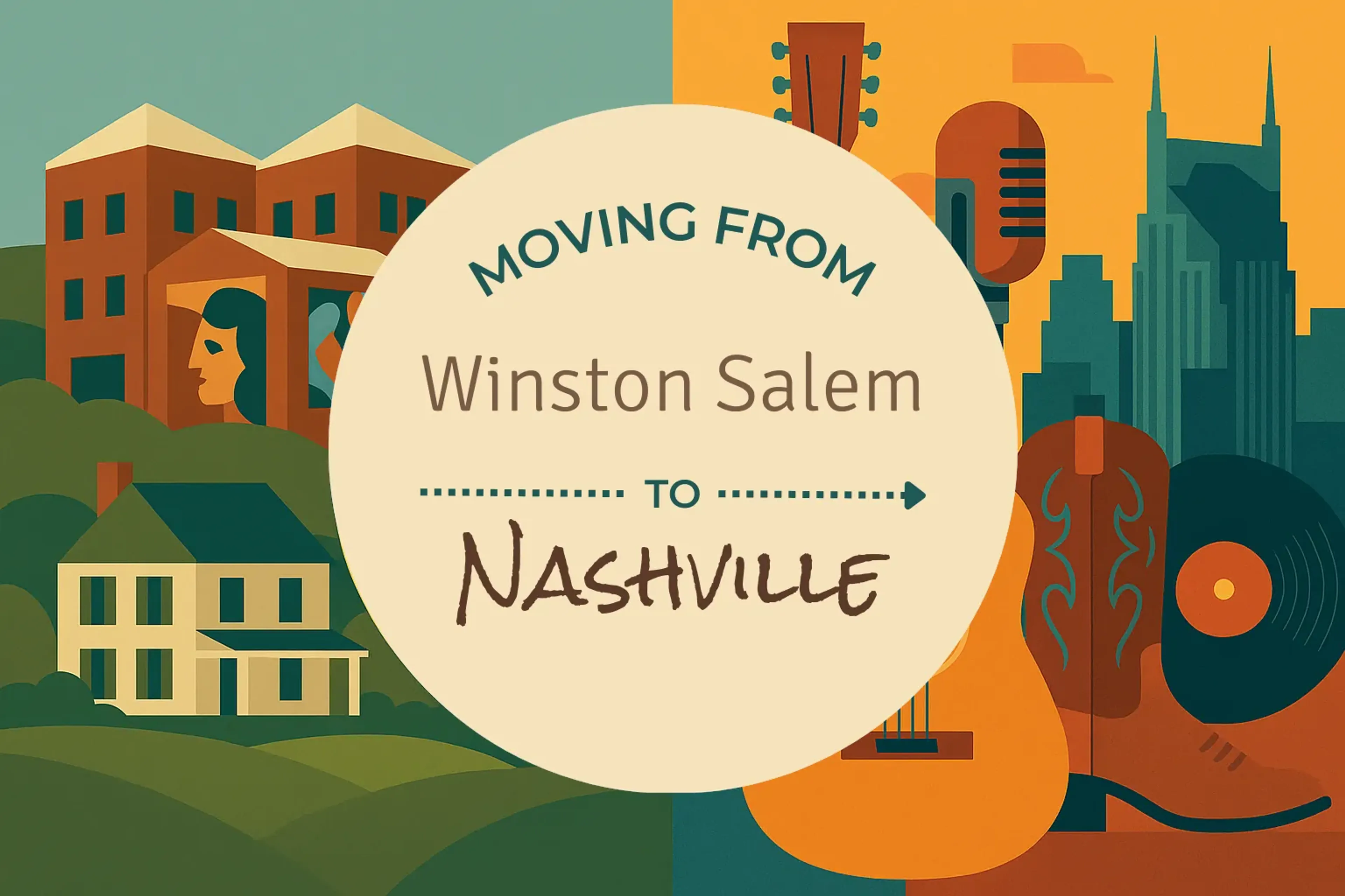Side-by-side comparison of Winston Salem to Nashville moving companies