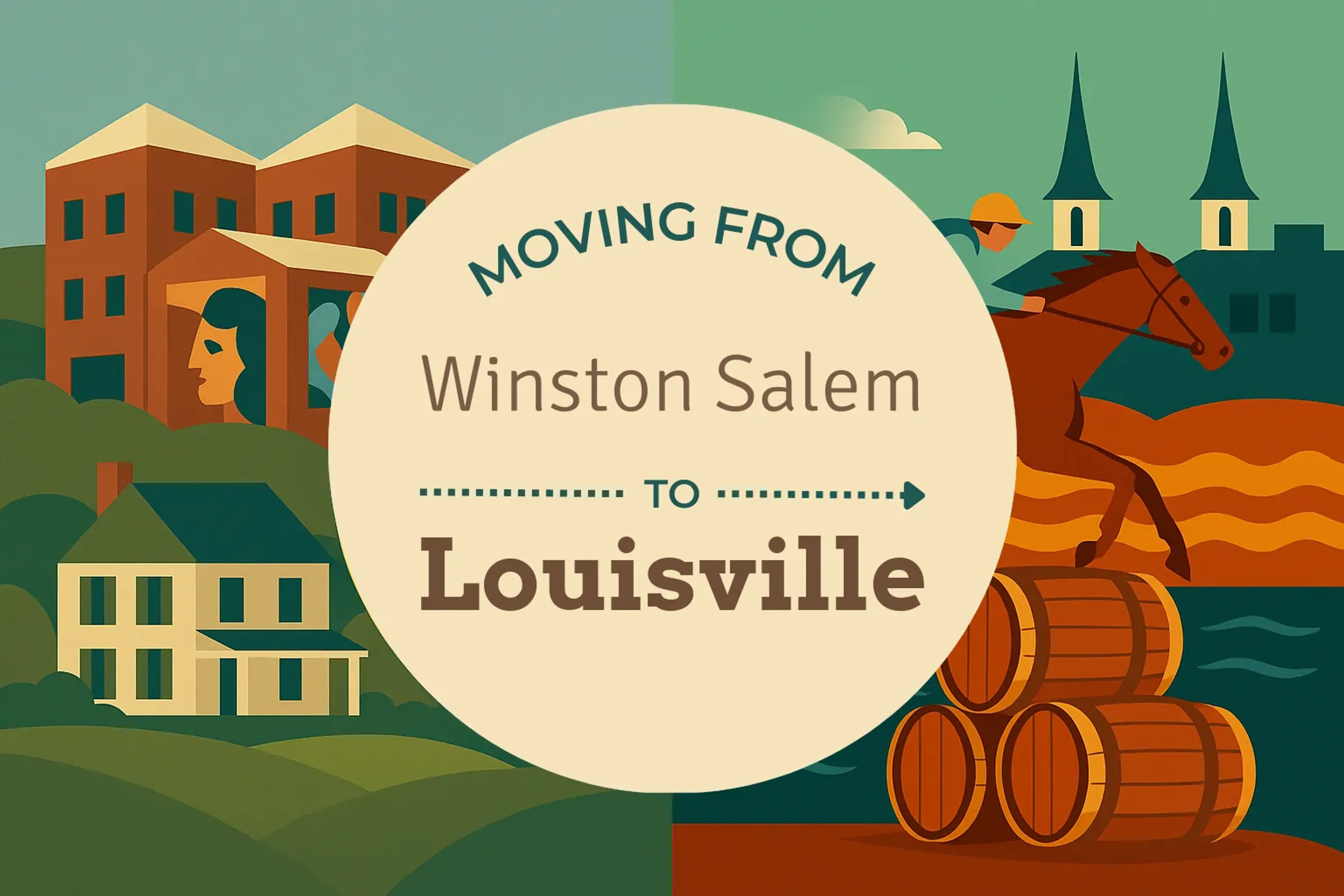 Side-by-side comparison of Winston Salem to Louisville moving companies