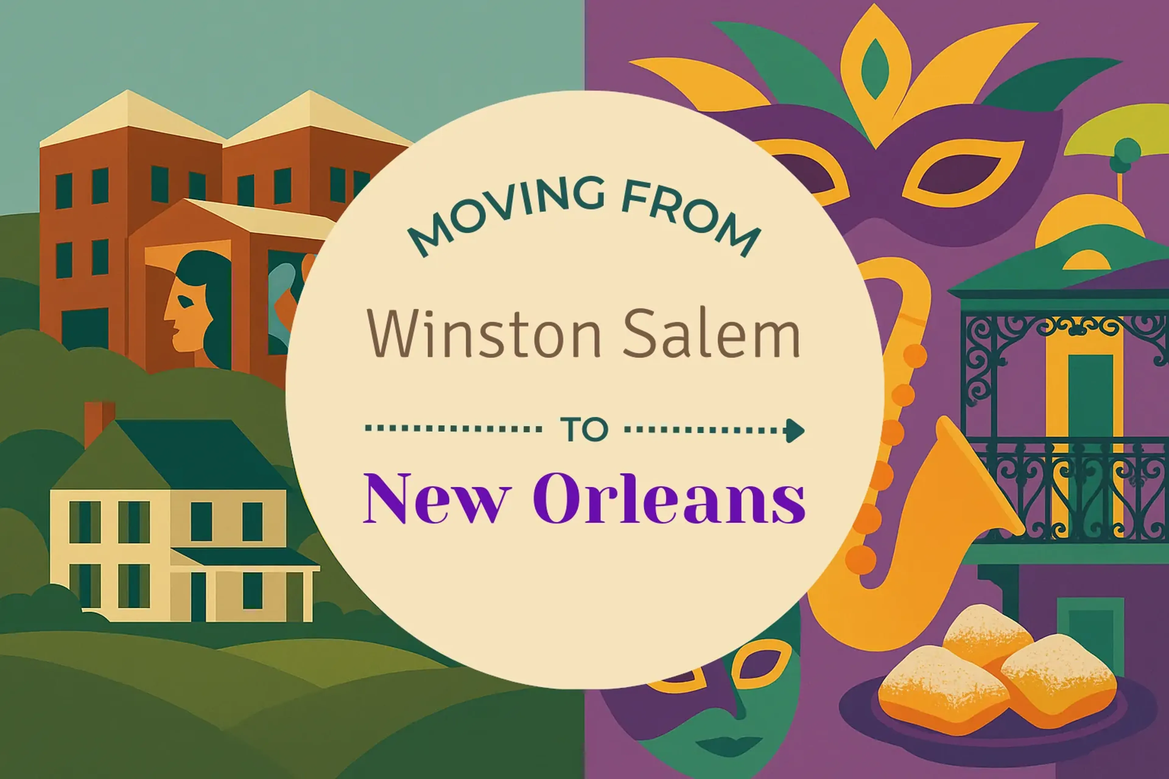Side-by-side comparison of Winston Salem to New Orleans moving companies