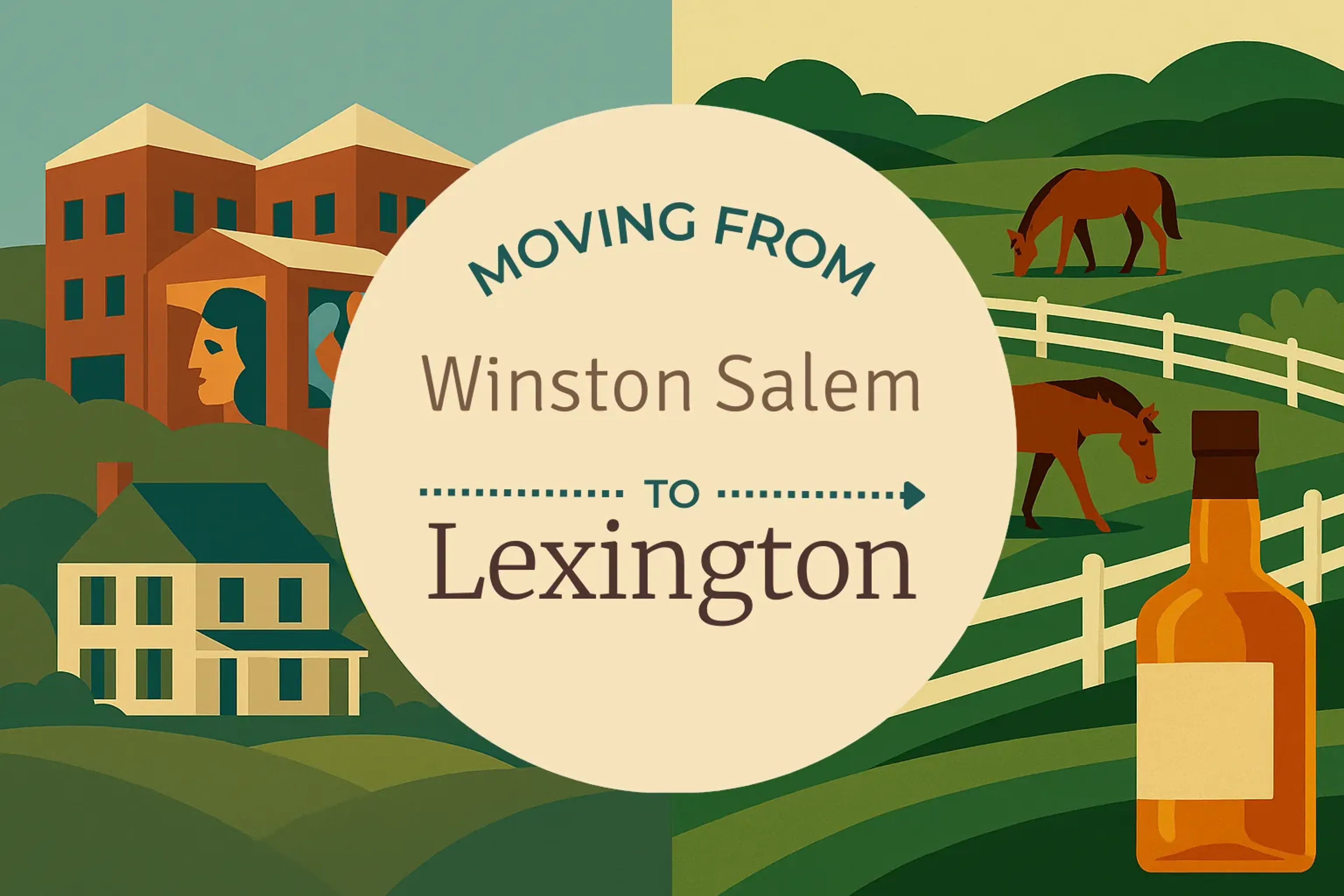 Side-by-side comparison of Winston Salem to Lexington moving companies