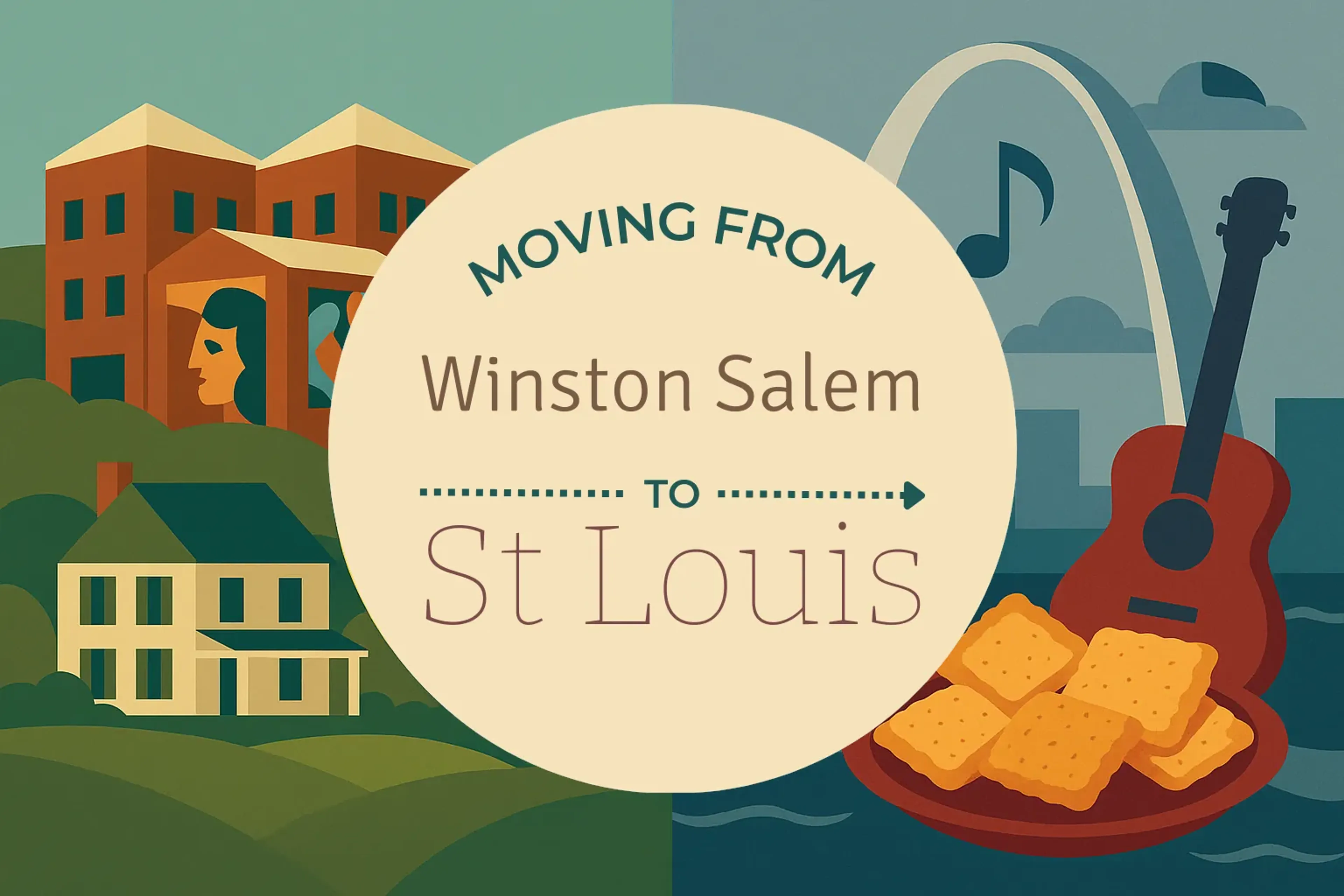 Side-by-side comparison of Winston Salem to St. Louis moving companies