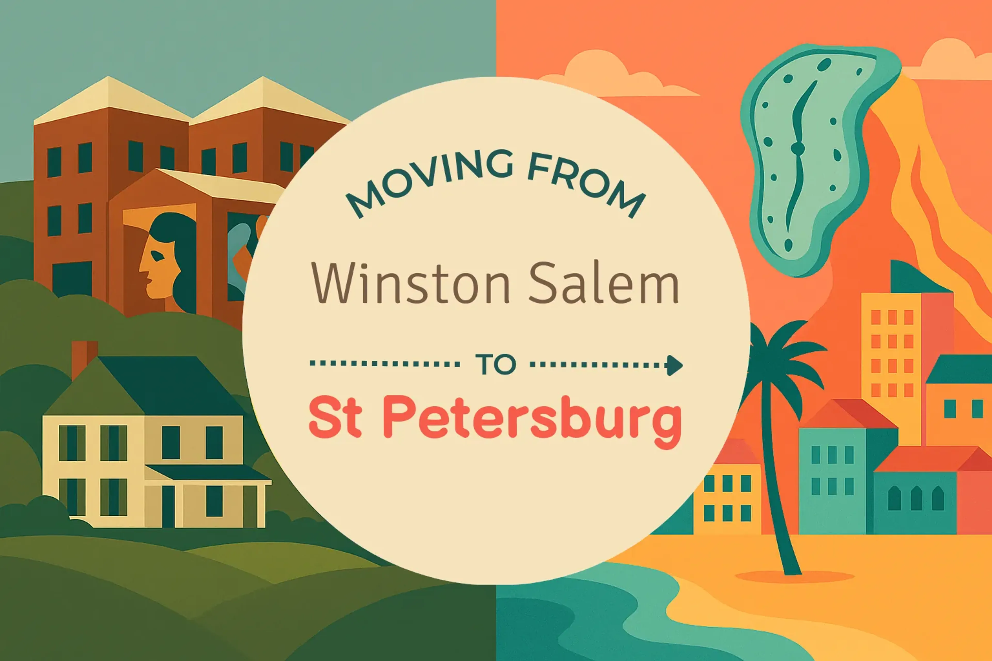 Side-by-side comparison of Winston Salem to St. Petersburg moving companies