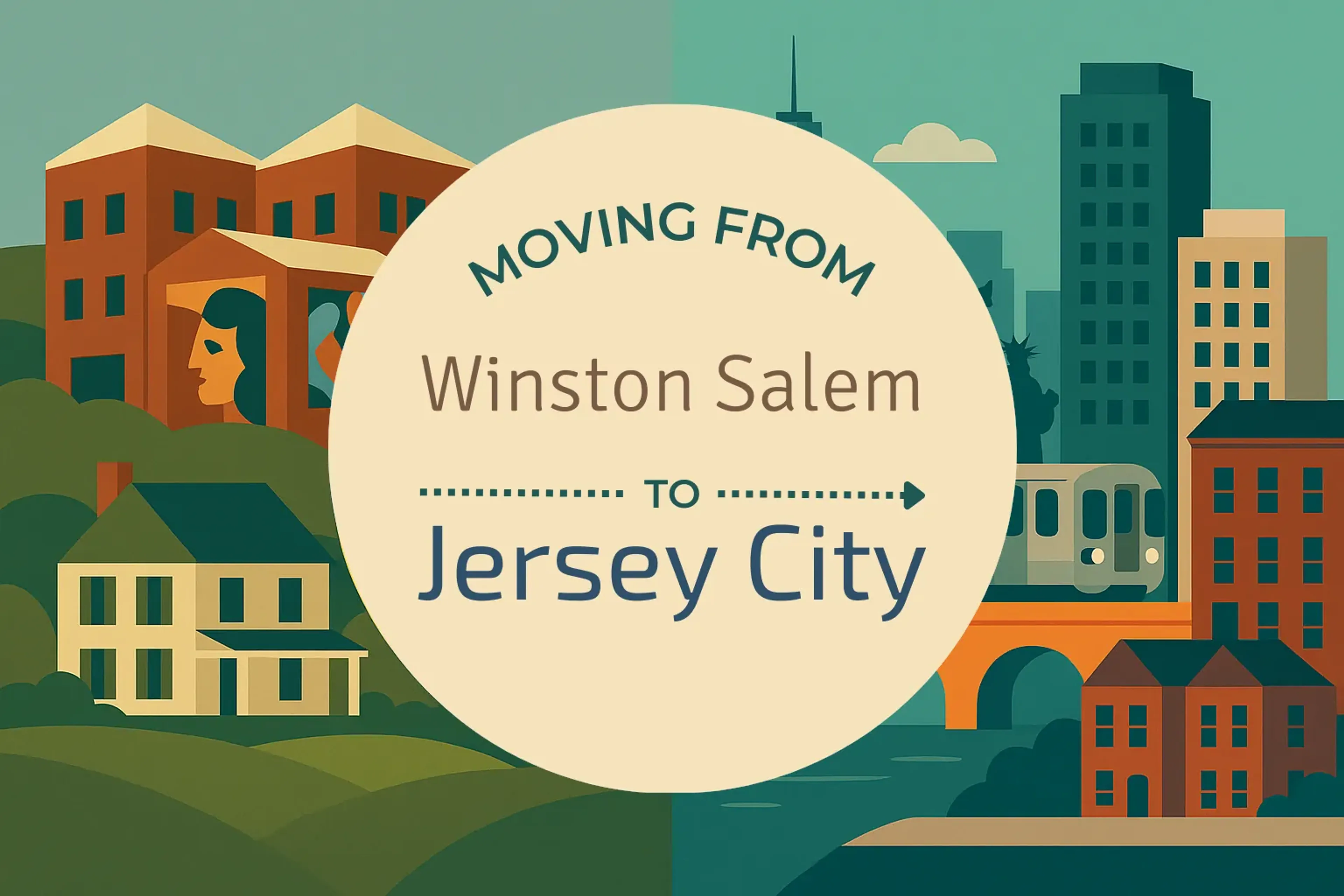 Side-by-side comparison of Winston Salem to Jersey City moving companies