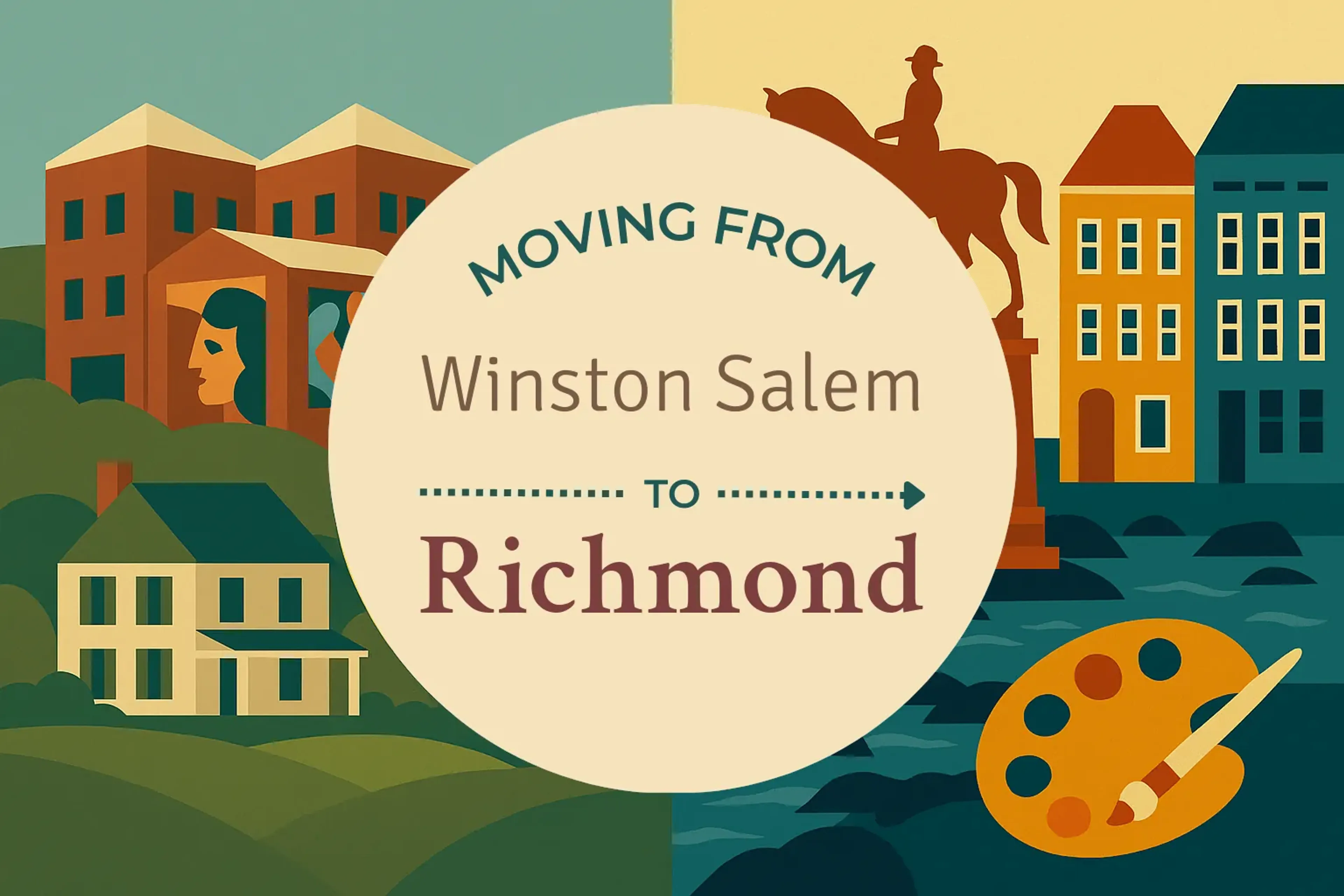Side-by-side comparison of Winston Salem to Richmond moving companies