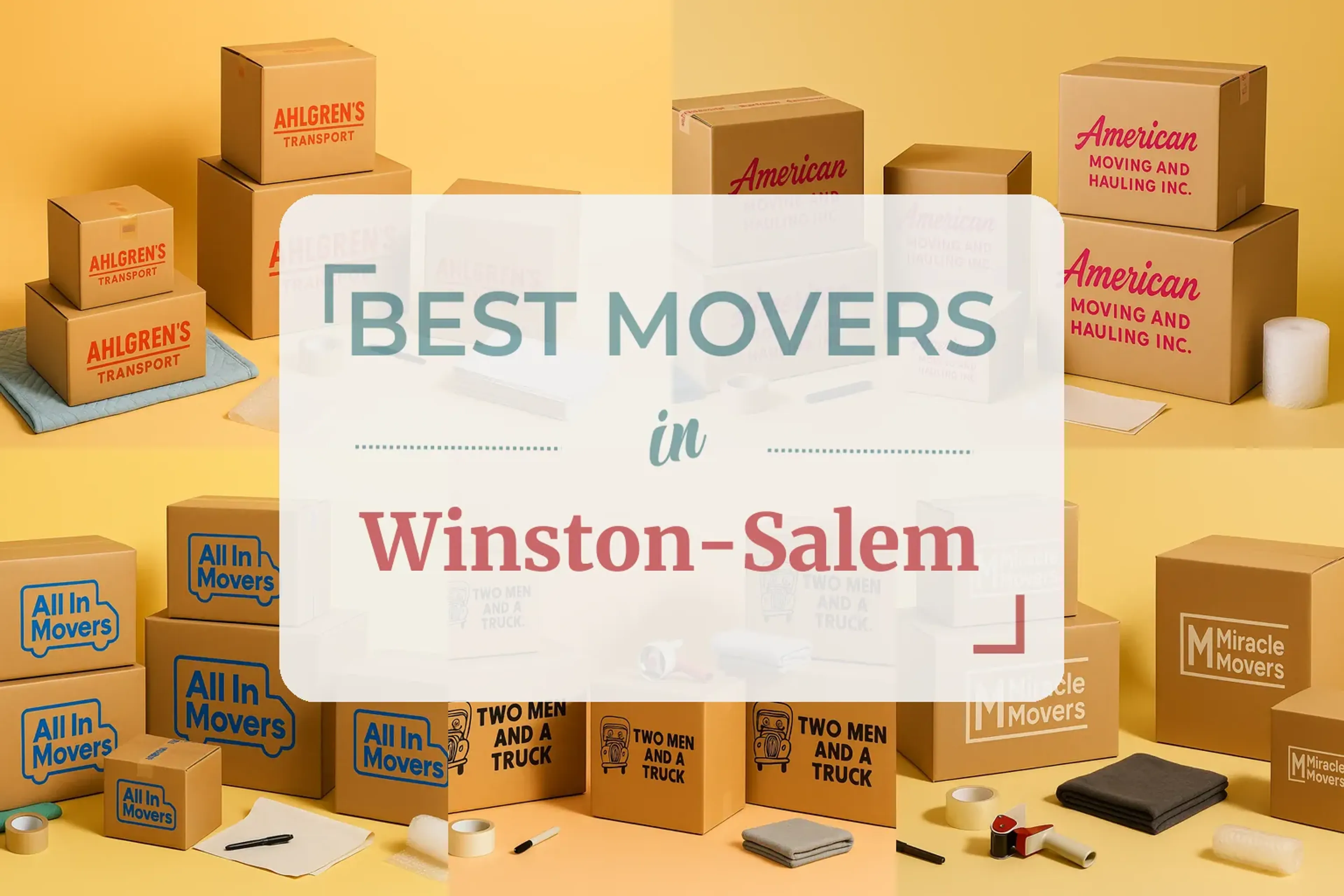 Side-by-side comparison of Winston-Salem moving companies
