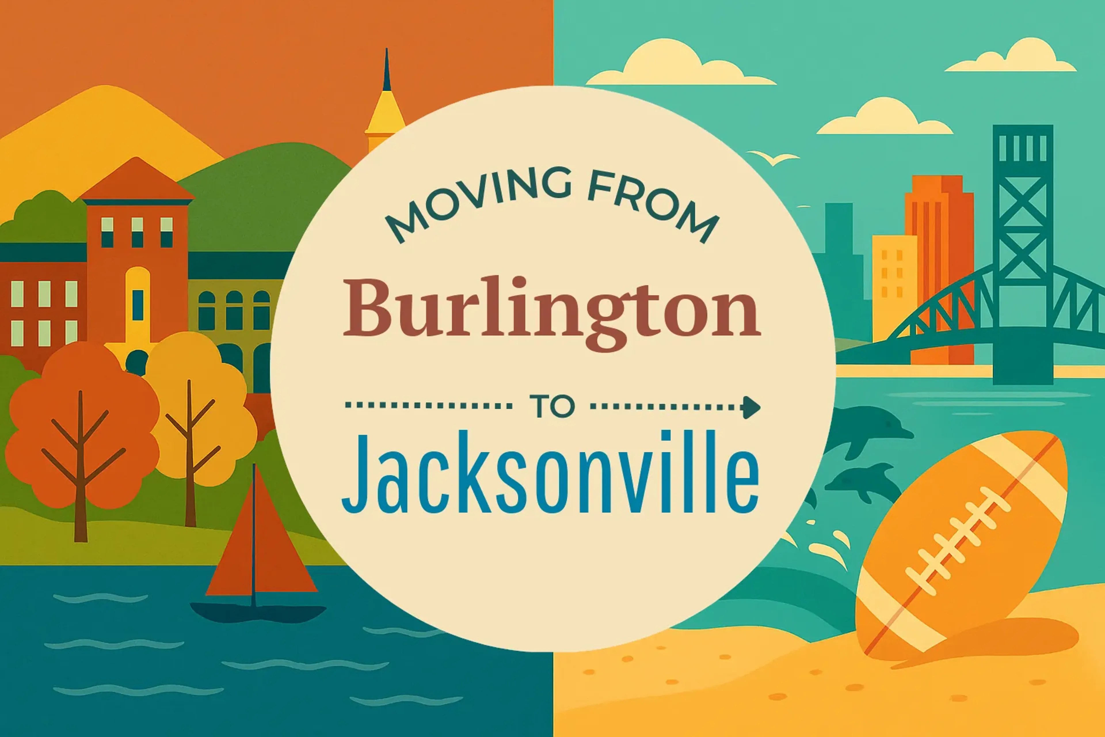 Side-by-side comparison of Burlington to Jacksonville moving companies
