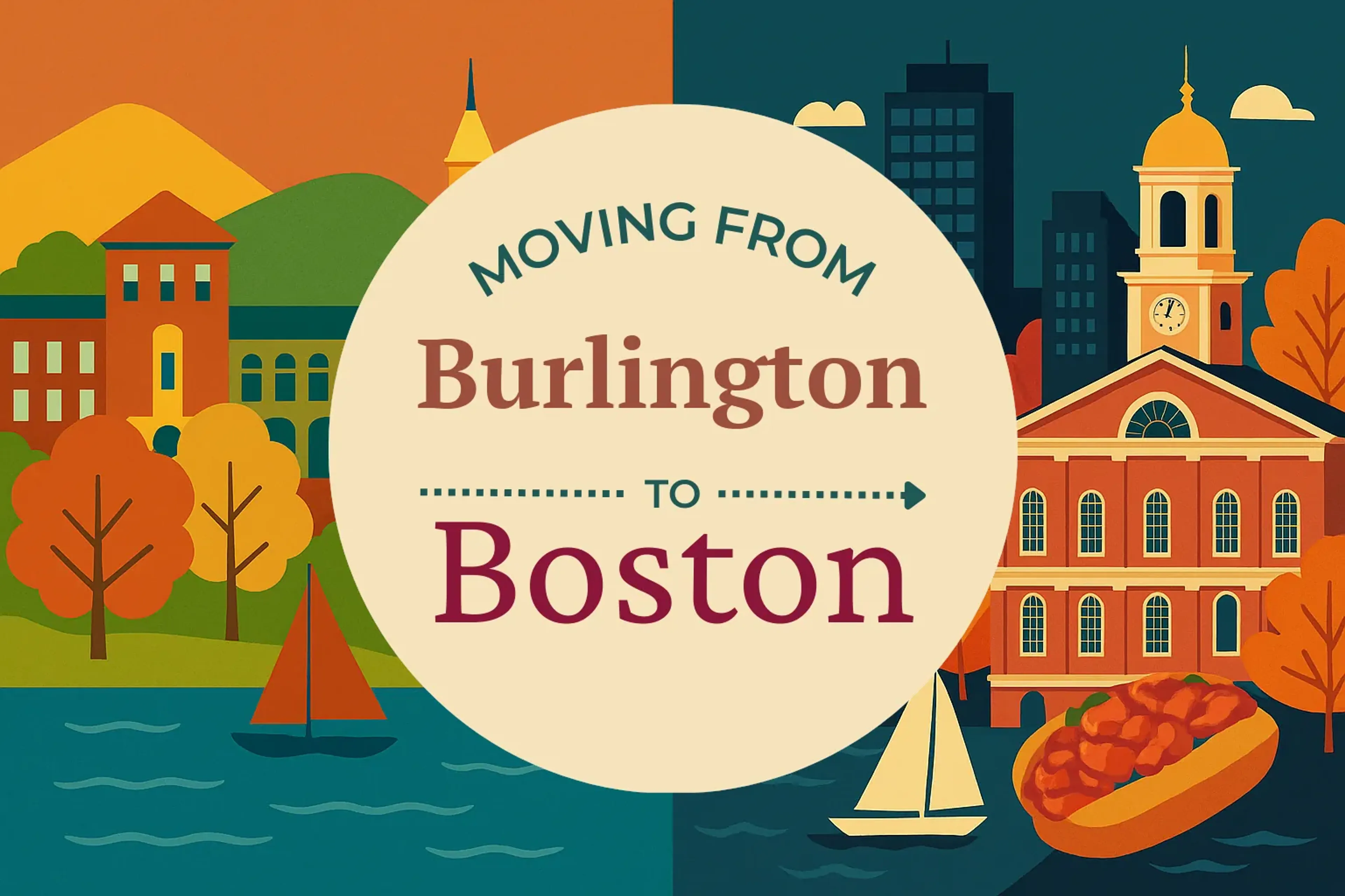Side-by-side comparison of Burlington to Boston moving companies