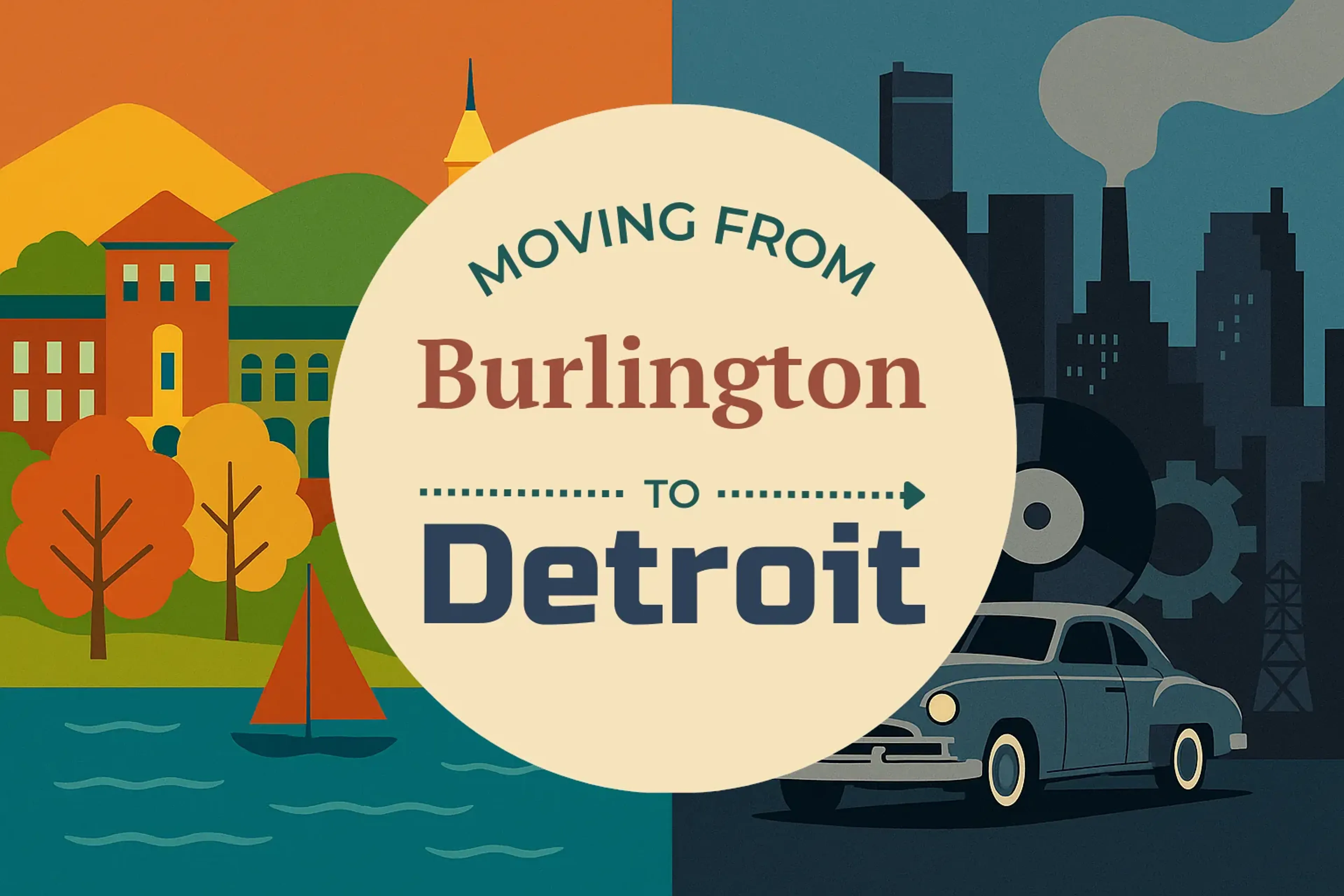 Side-by-side comparison of Burlington to Detroit moving companies