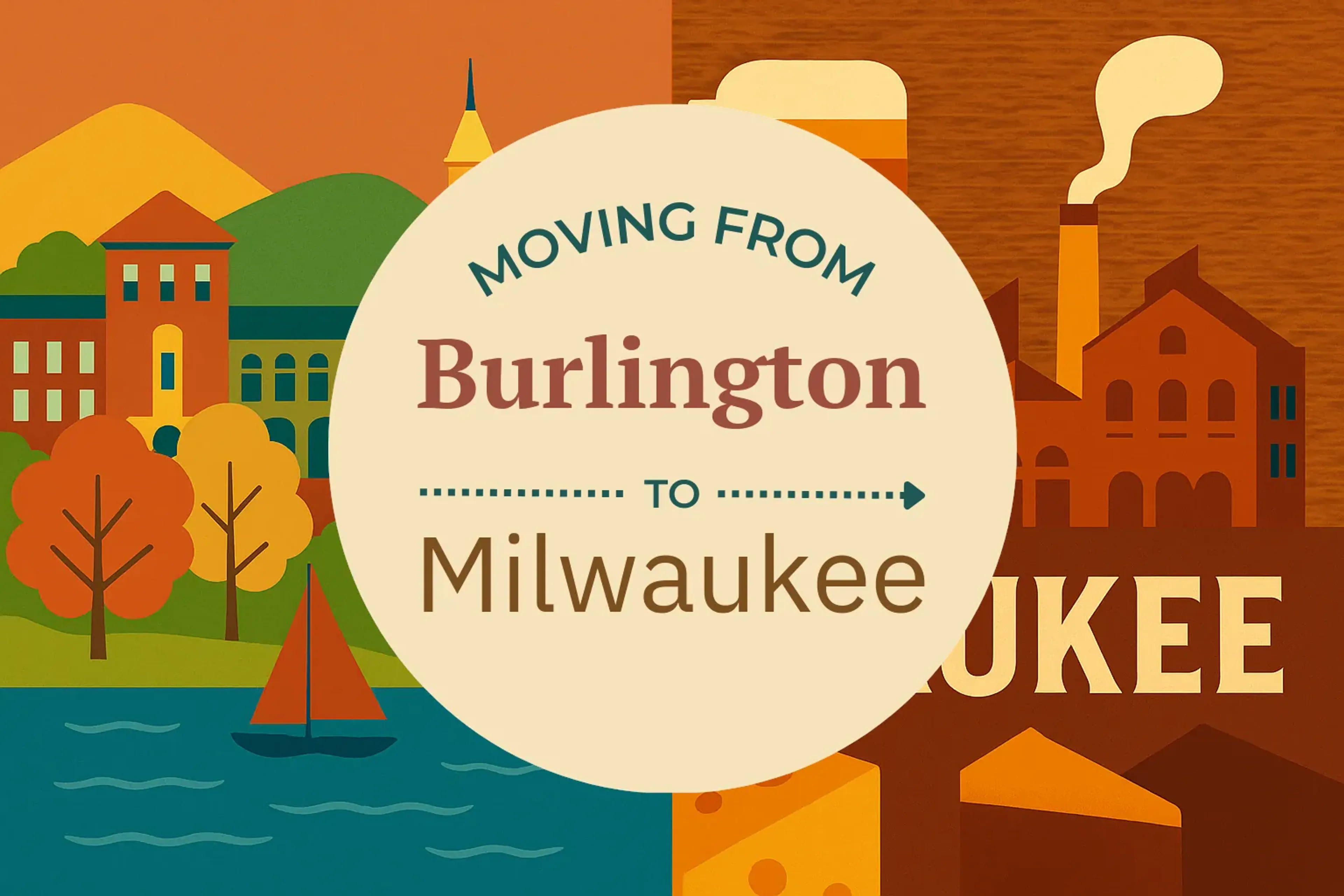 Side-by-side comparison of Burlington to Milwaukee moving companies