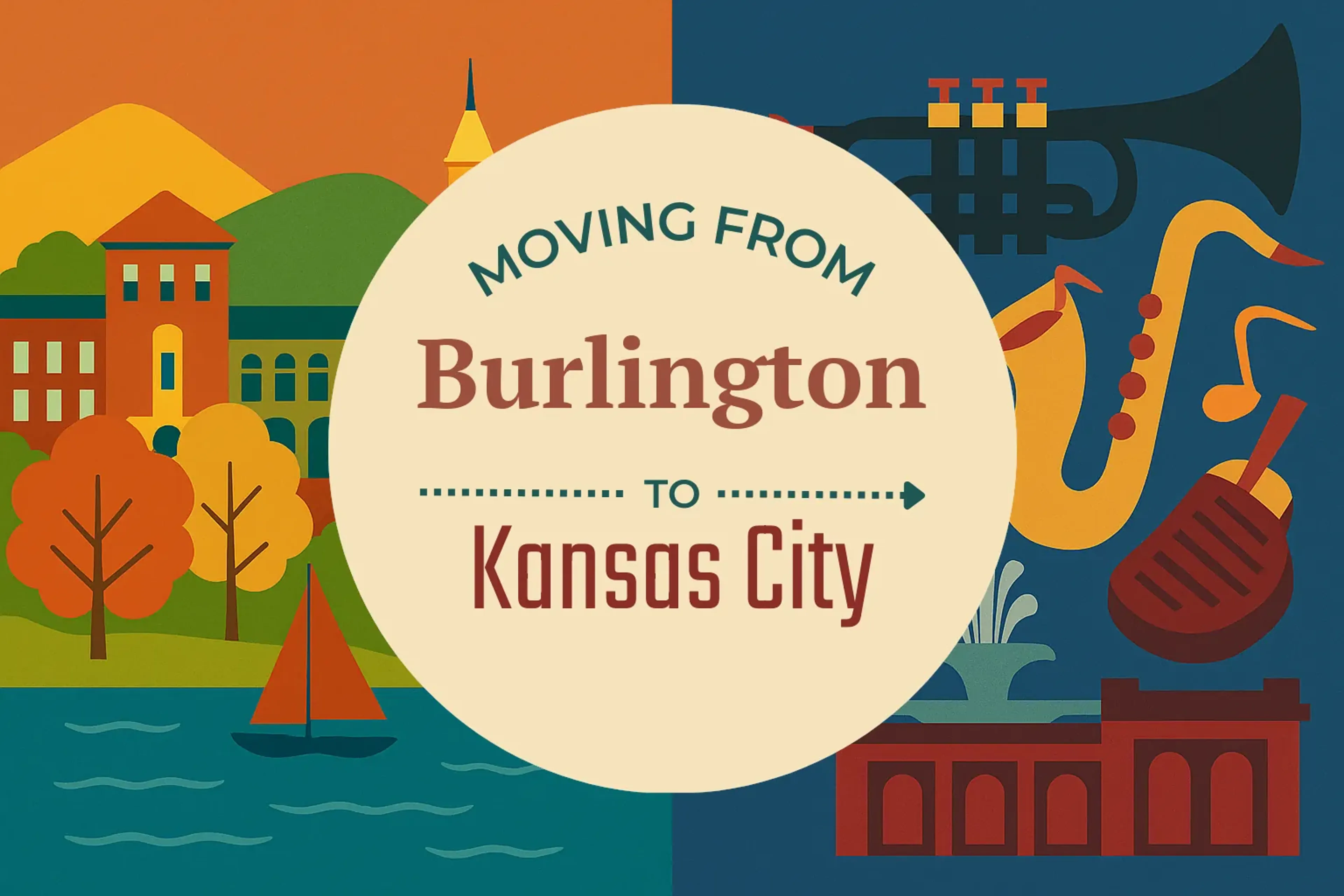 Side-by-side comparison of Burlington to Kansas City moving companies