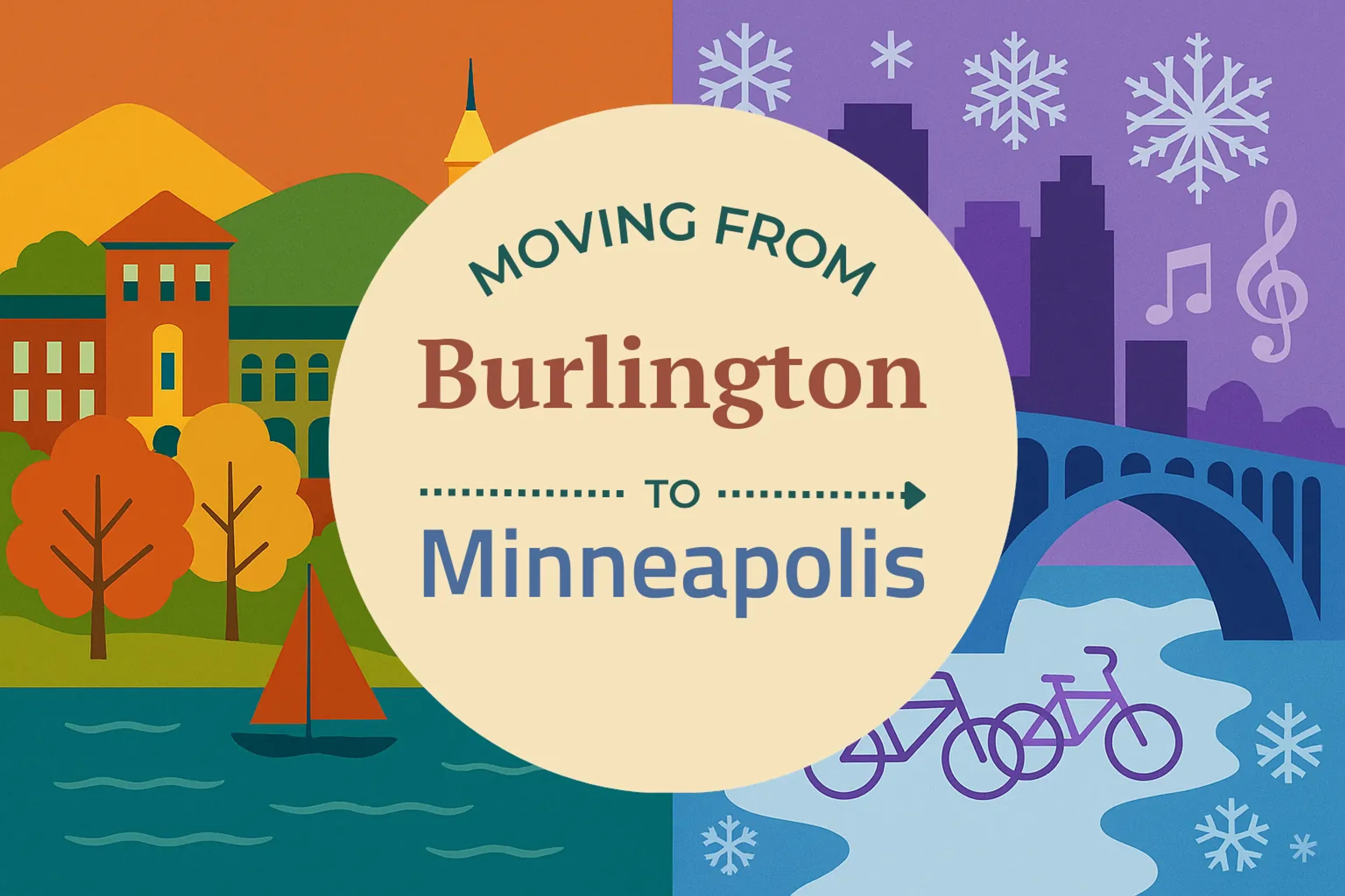 Side-by-side comparison of Burlington to Minneapolis moving companies