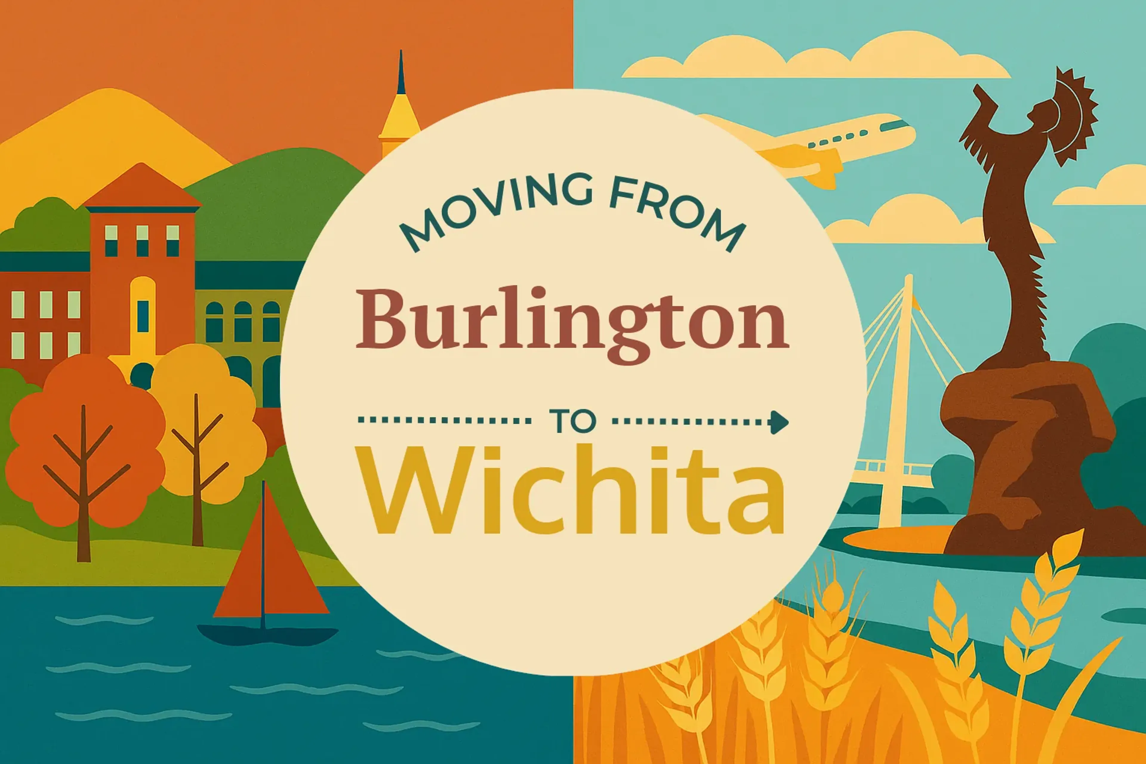 Side-by-side comparison of Burlington to Wichita moving companies