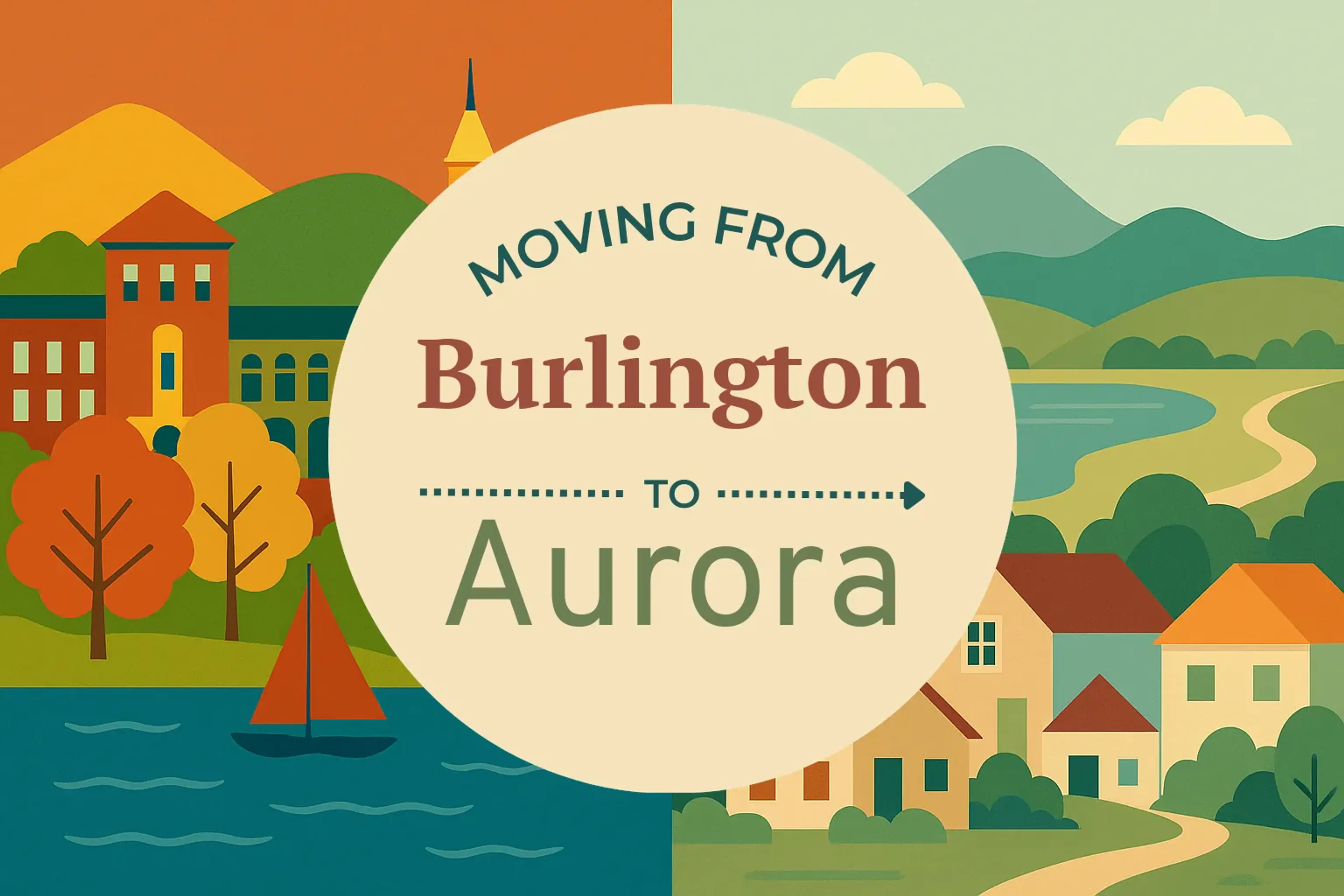 Side-by-side comparison of Burlington to Aurora moving companies