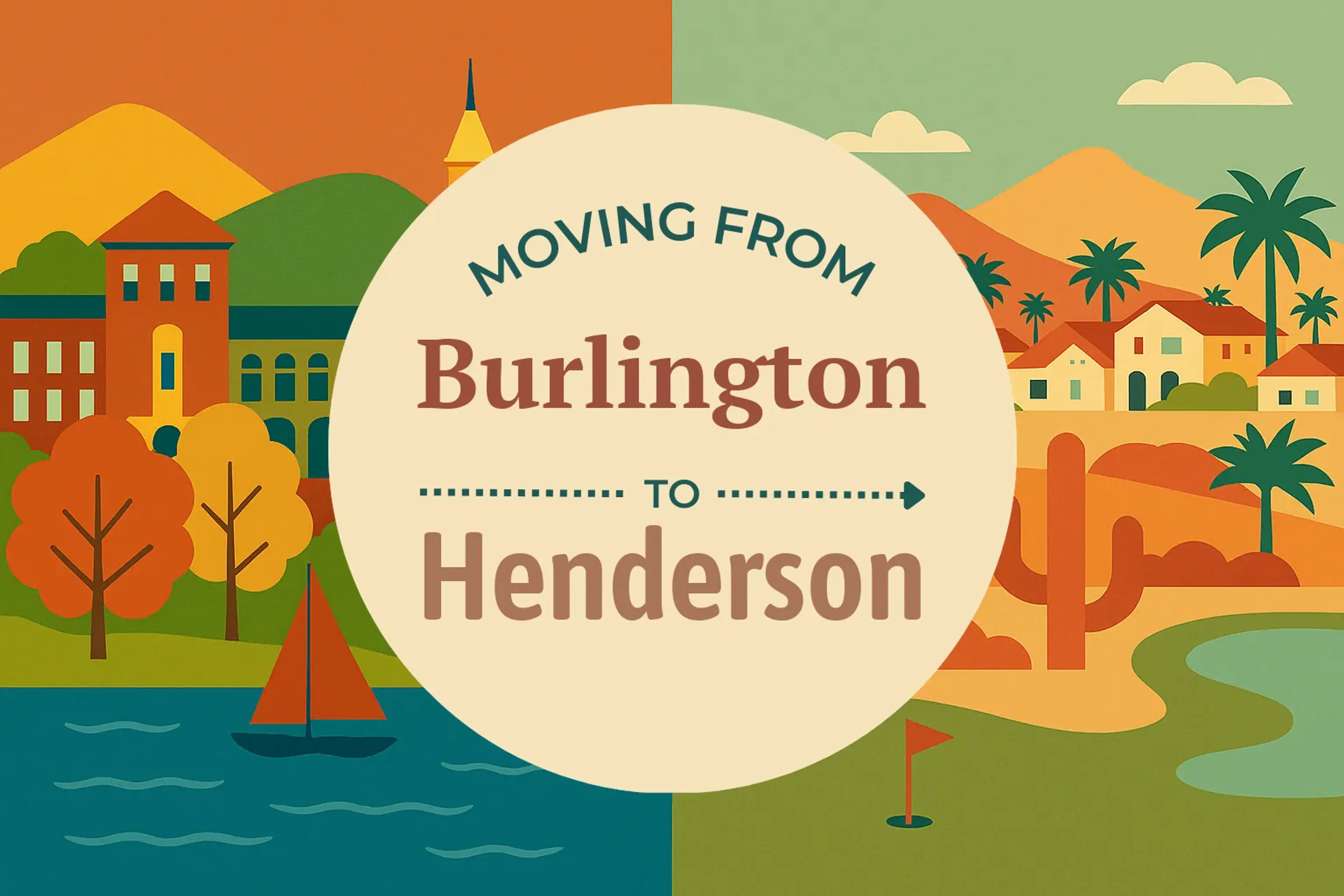 Side-by-side comparison of Burlington to Henderson moving companies