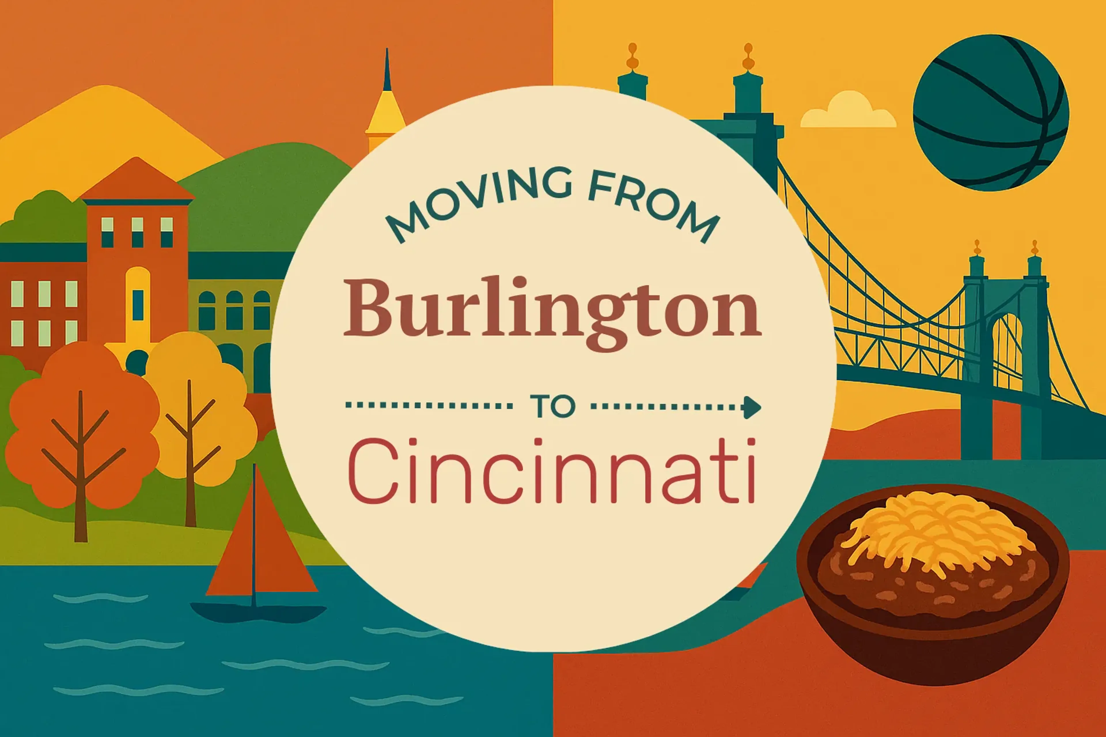 Side-by-side comparison of Burlington to Cincinnati moving companies