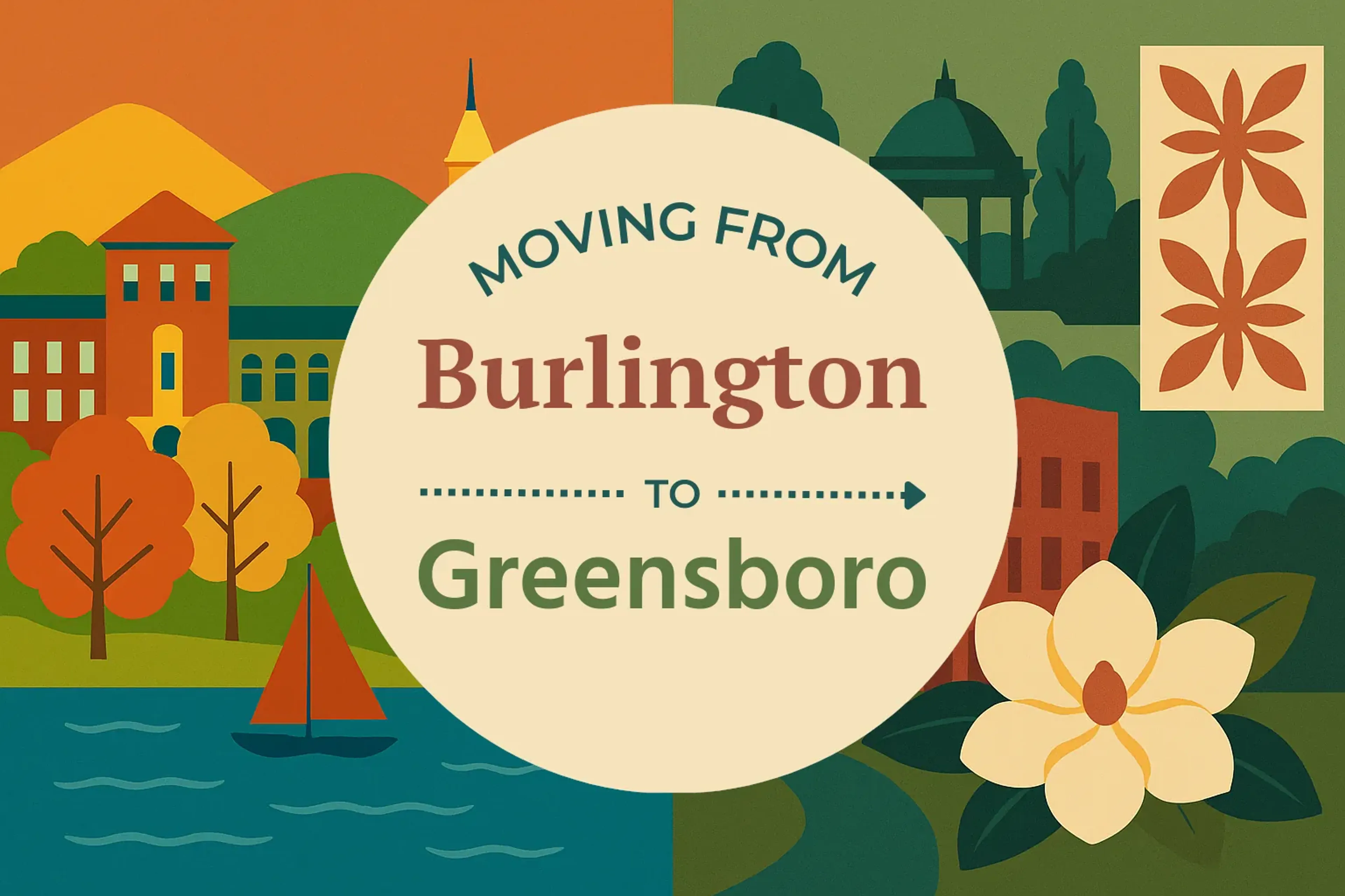 Side-by-side comparison of Burlington to Greensboro moving companies