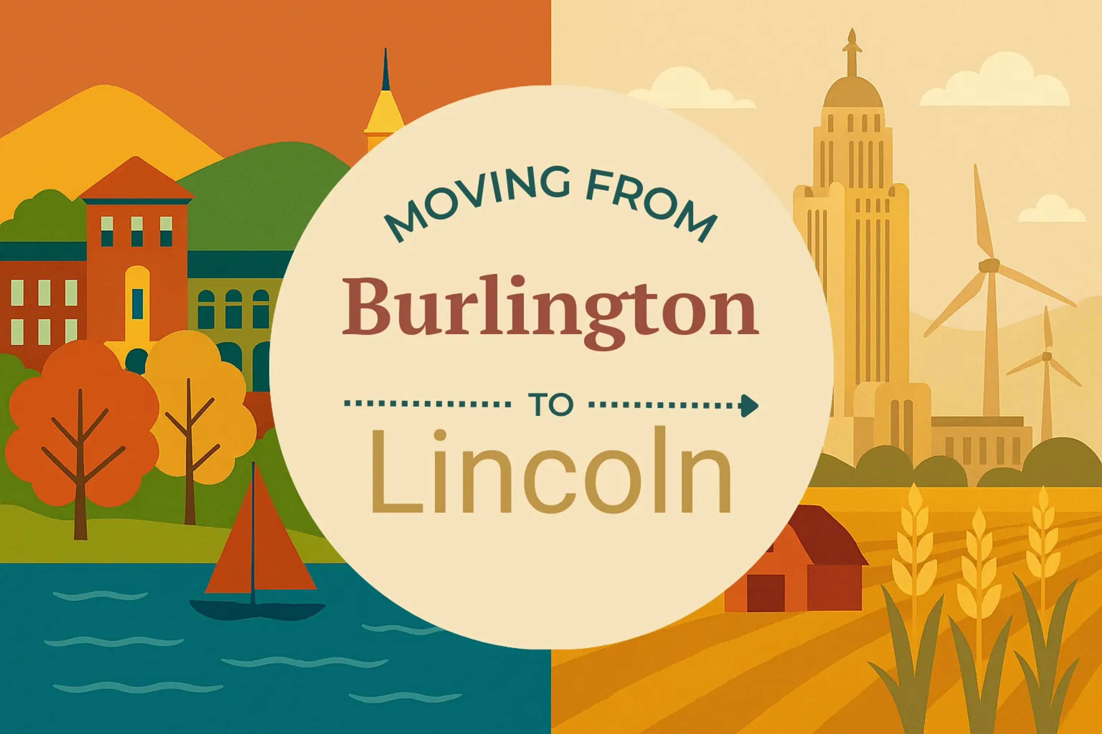 Side-by-side comparison of Burlington to Lincoln moving companies