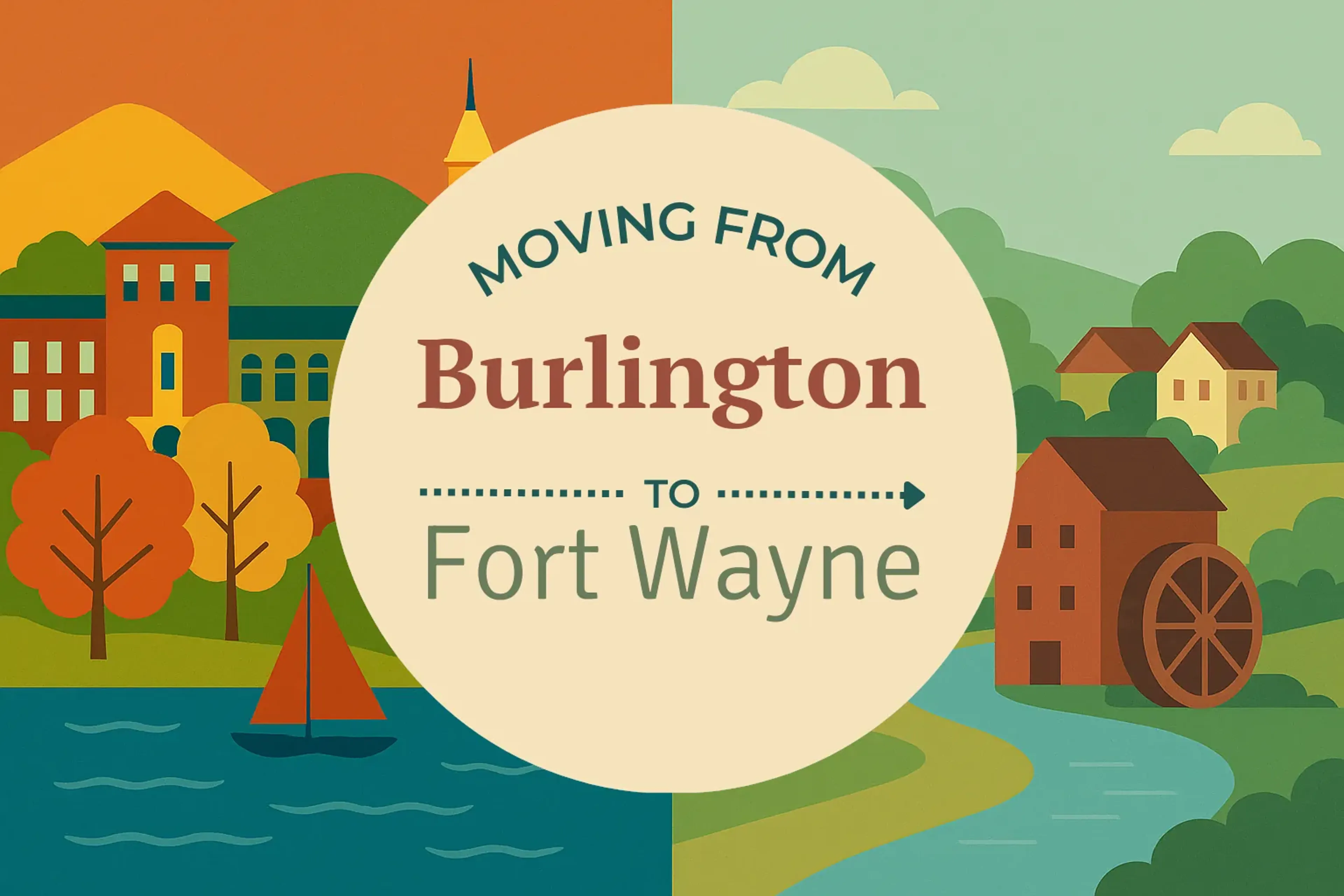 Side-by-side comparison of Burlington to Fort Wayne moving companies