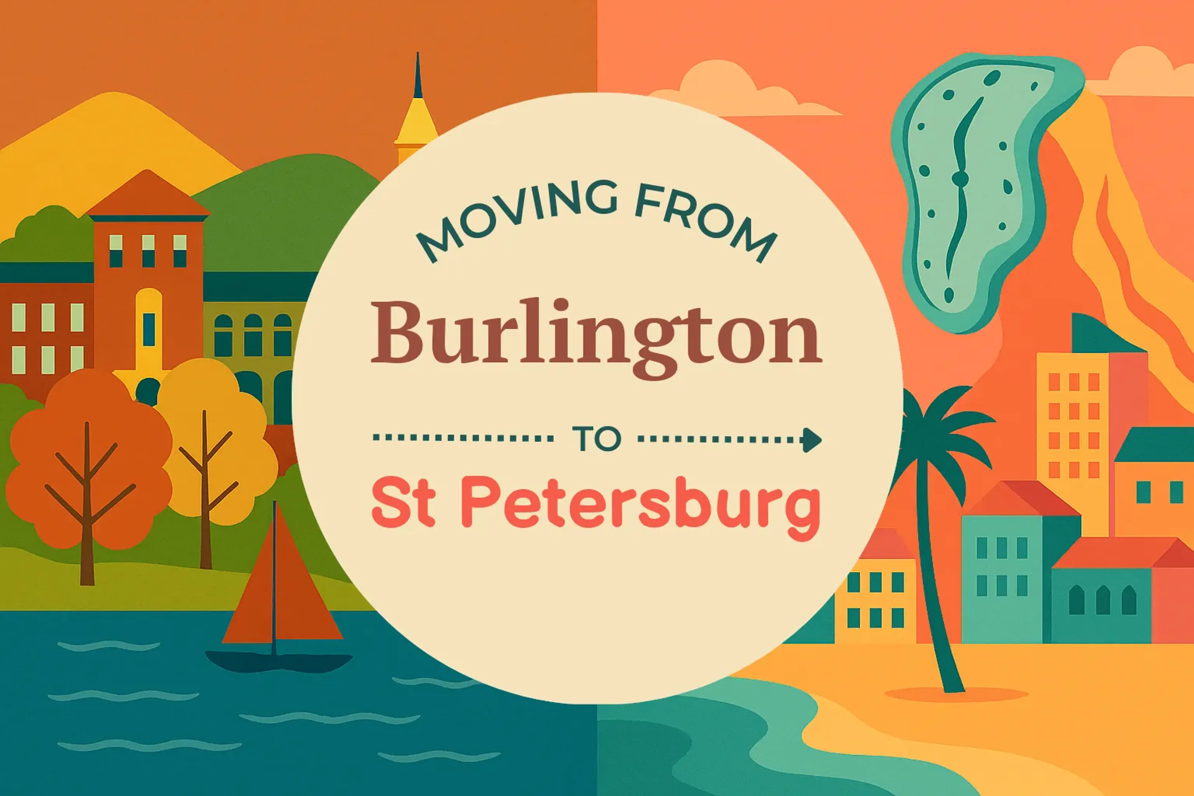 Side-by-side comparison of Burlington to St. Petersburg moving companies