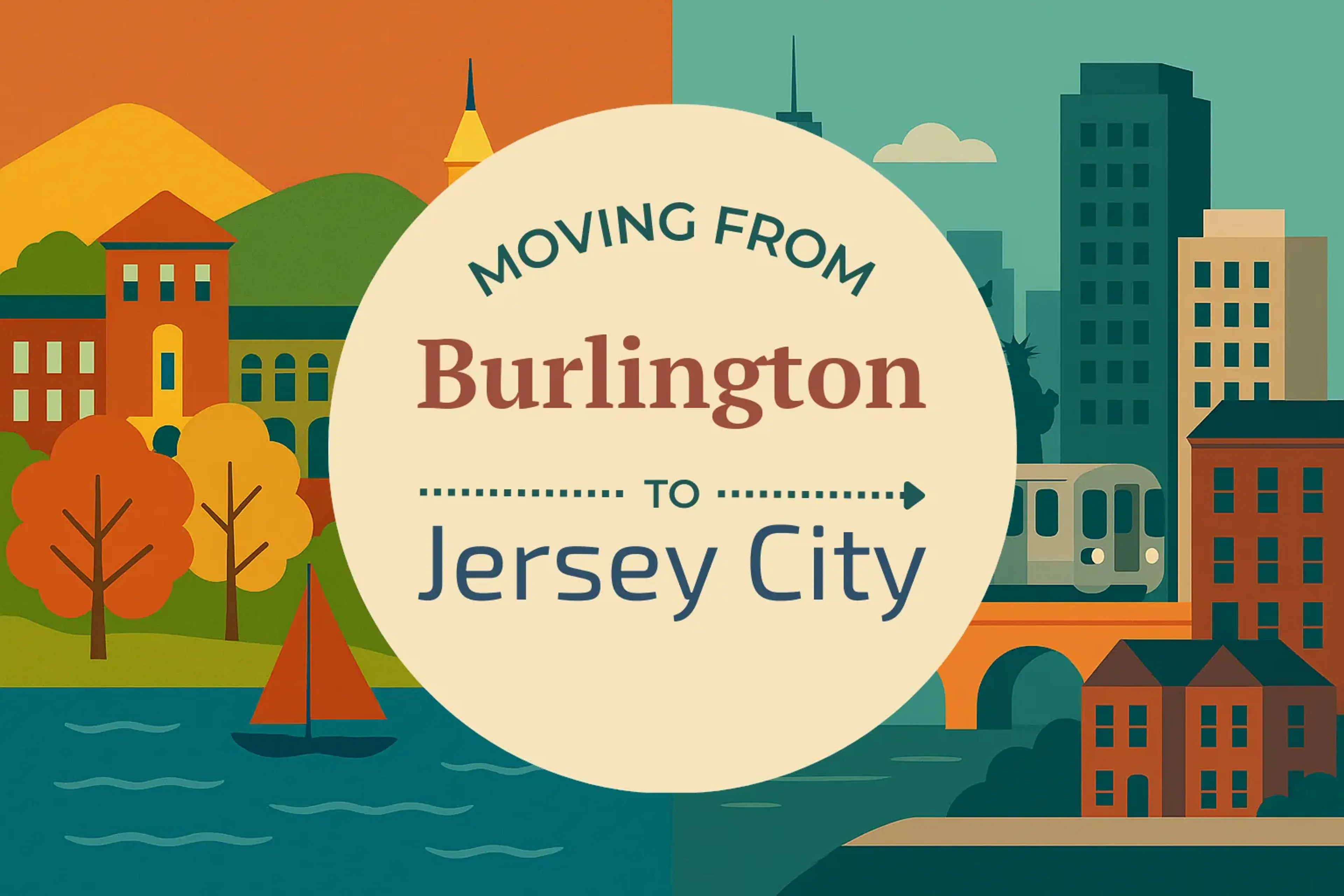 Side-by-side comparison of Burlington to Jersey City moving companies