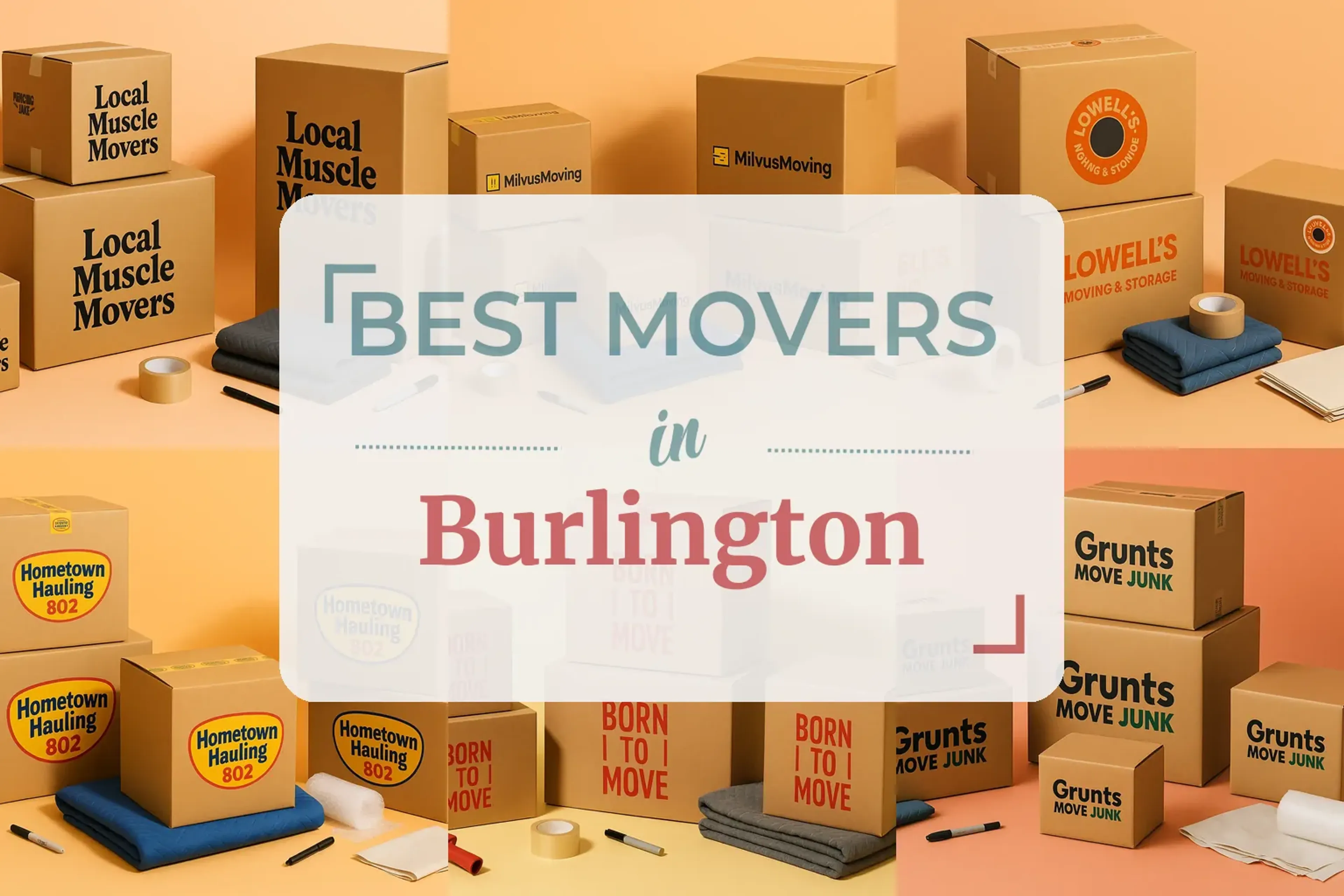 Side-by-side comparison of Burlington moving companies