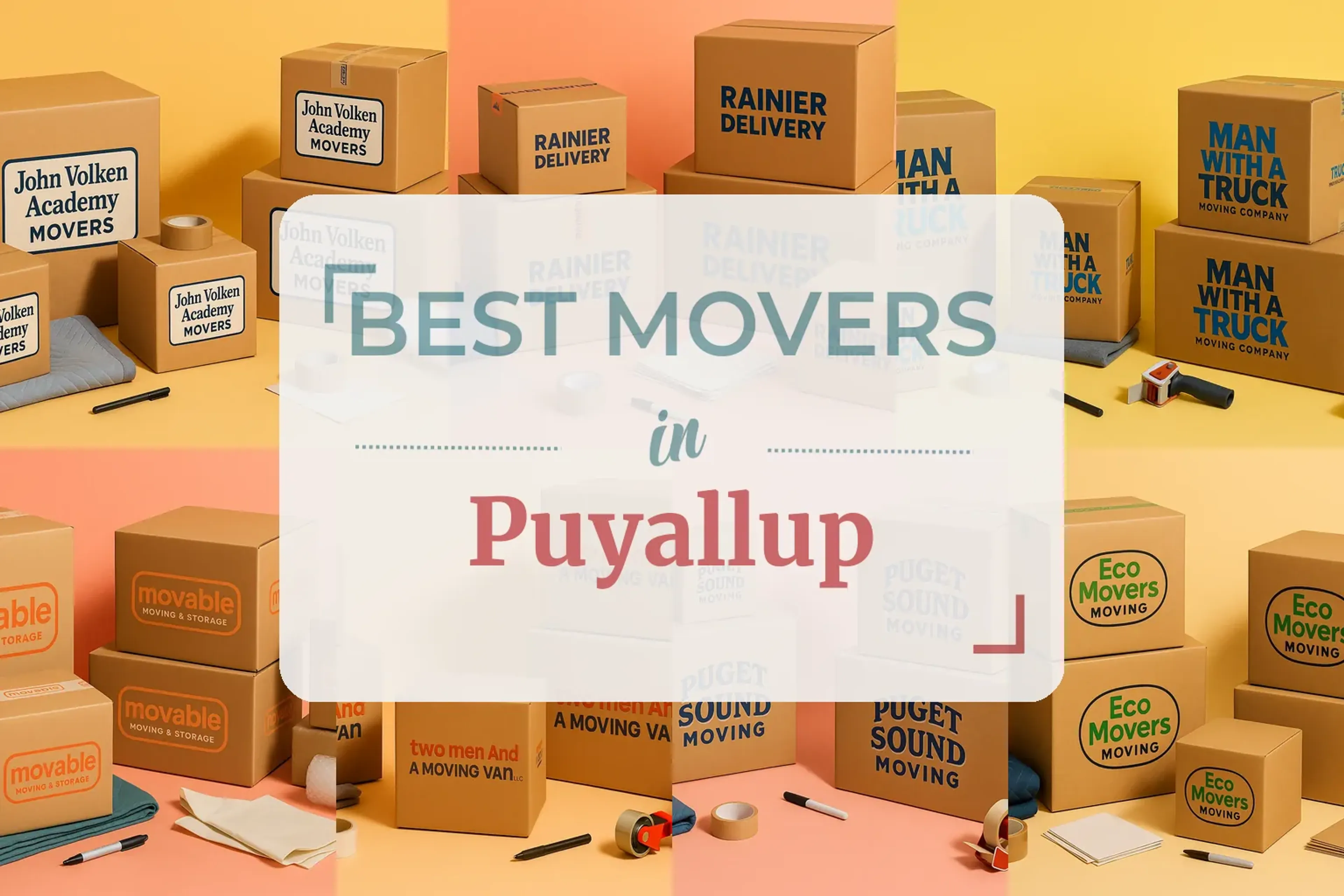 Side-by-side comparison of Puyallup moving companies