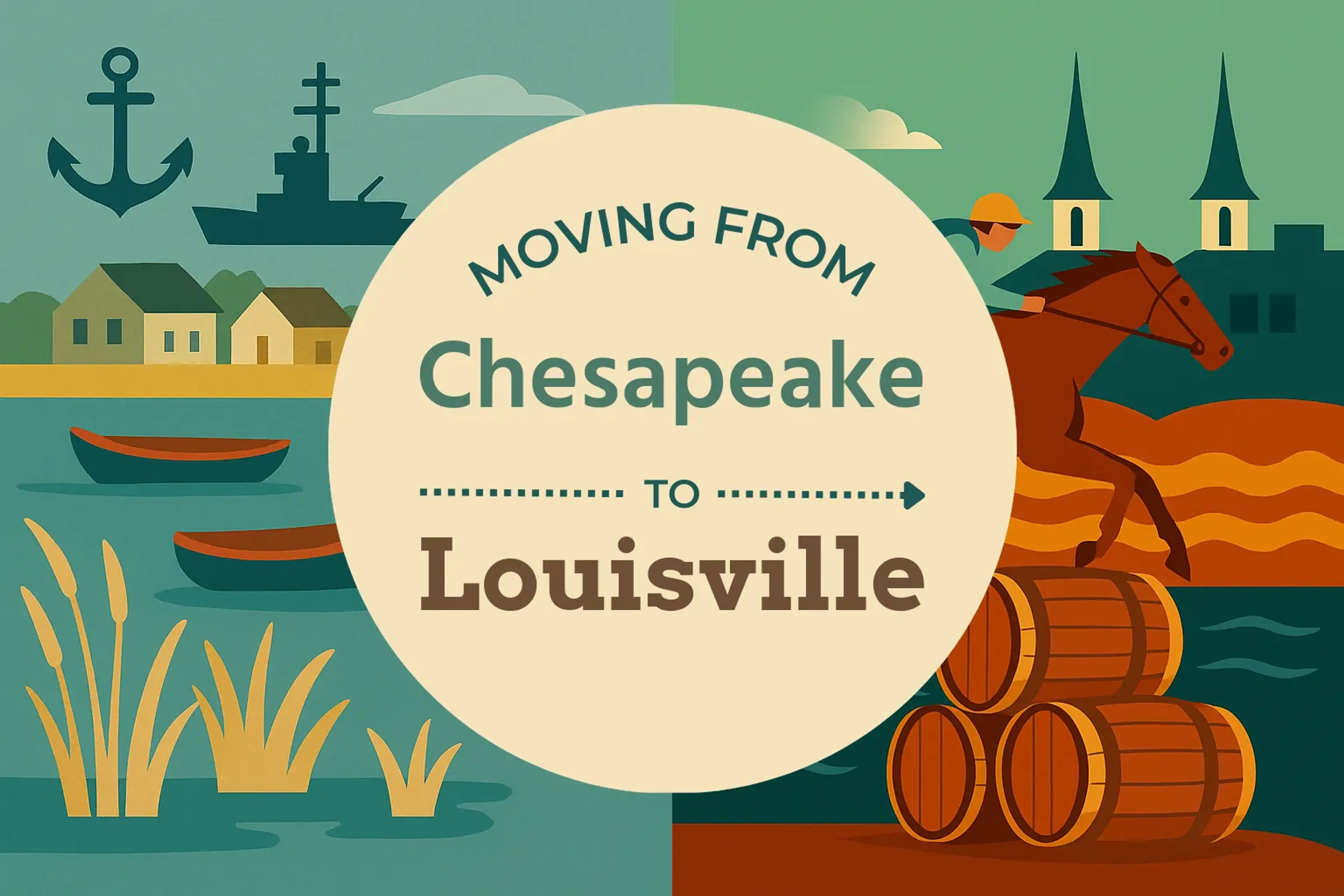 Side-by-side comparison of Chesapeake to Louisville moving companies