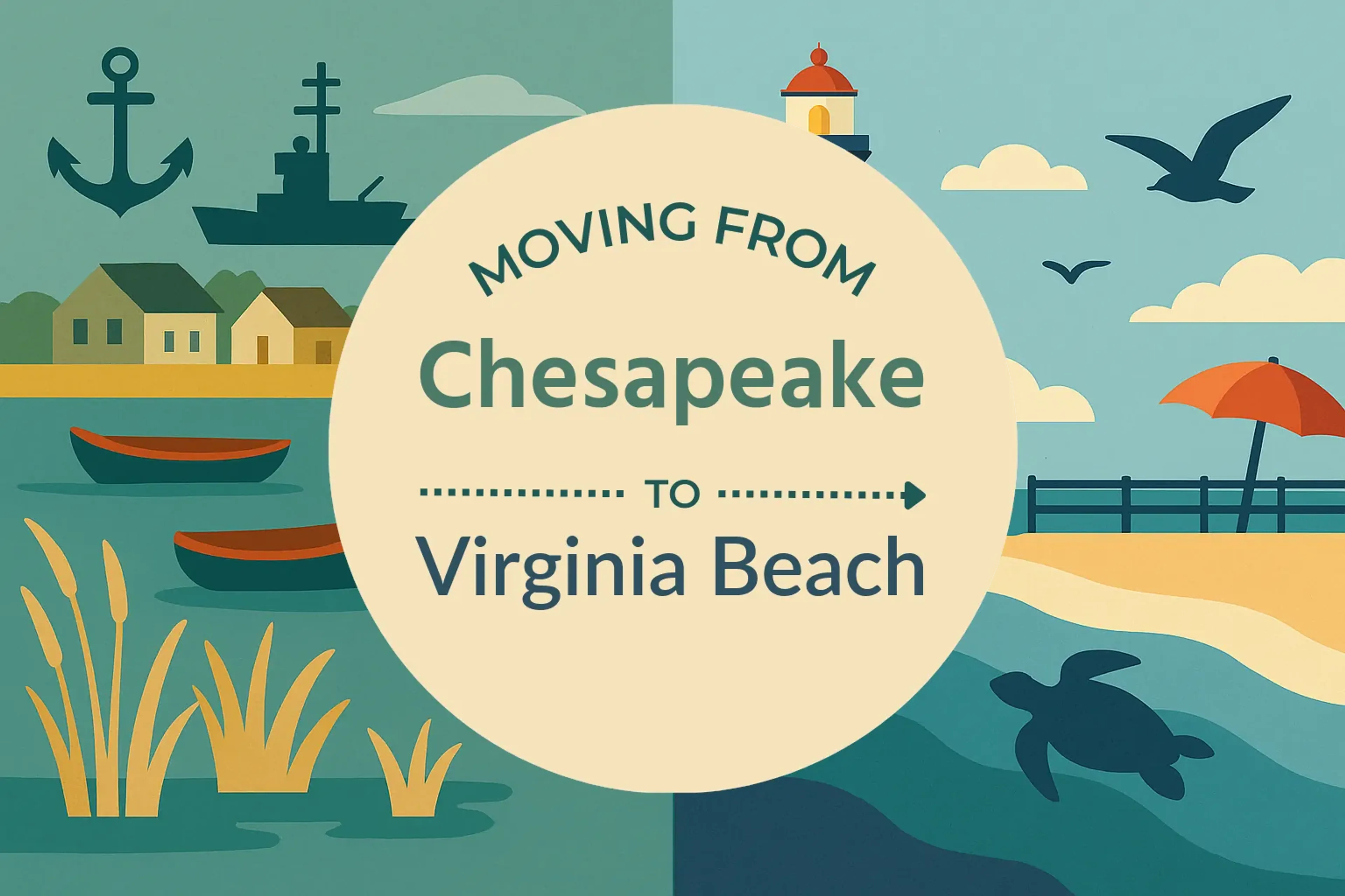 Chesapeake to Virginia Beach featured image