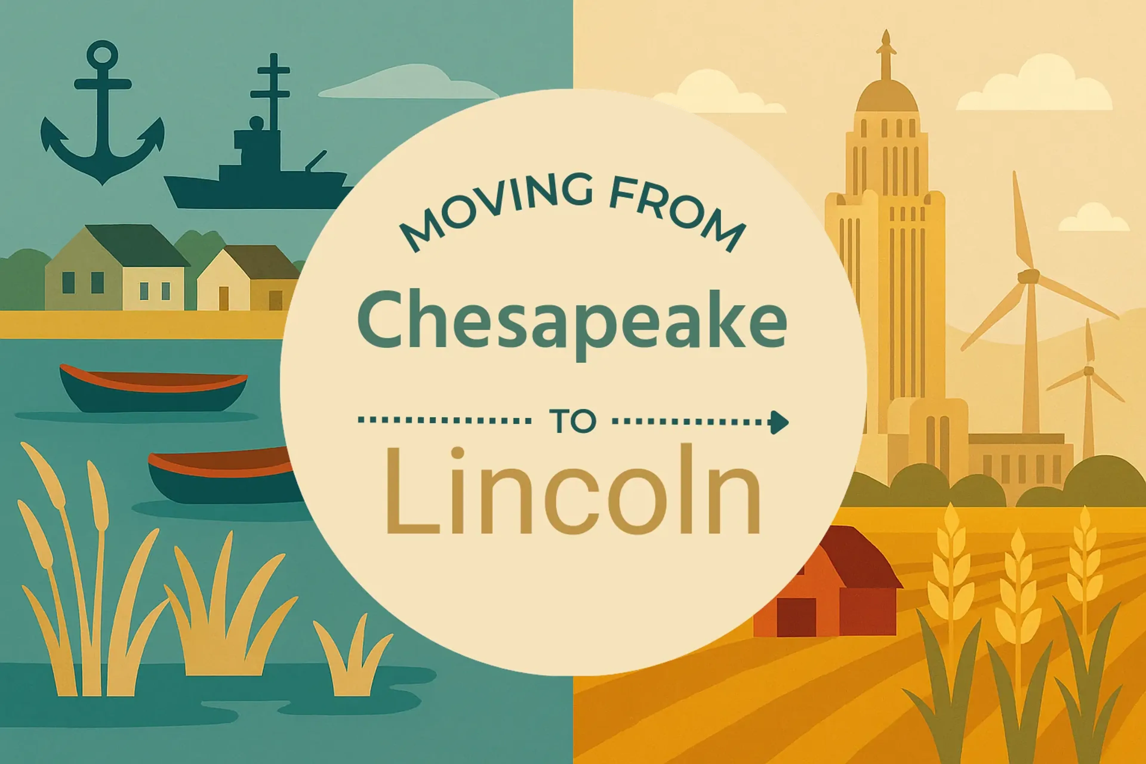 Side-by-side comparison of Chesapeake to Lincoln moving companies