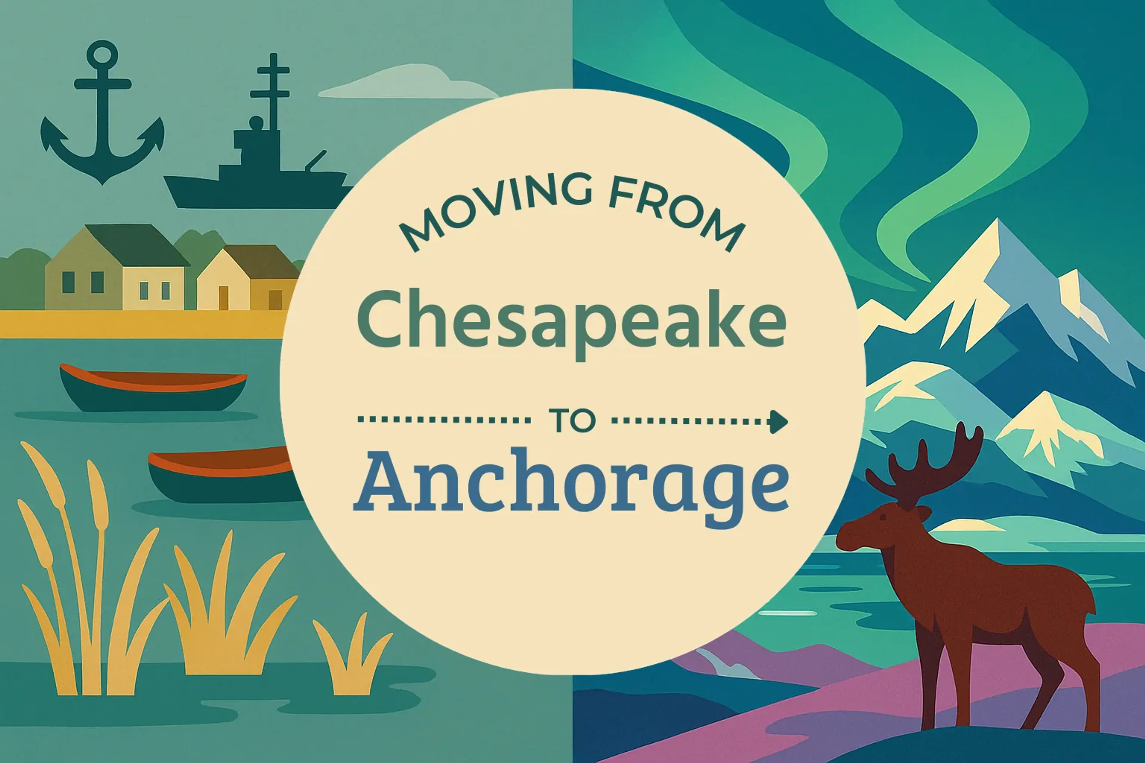 Side-by-side comparison of Chesapeake to Anchorage moving companies