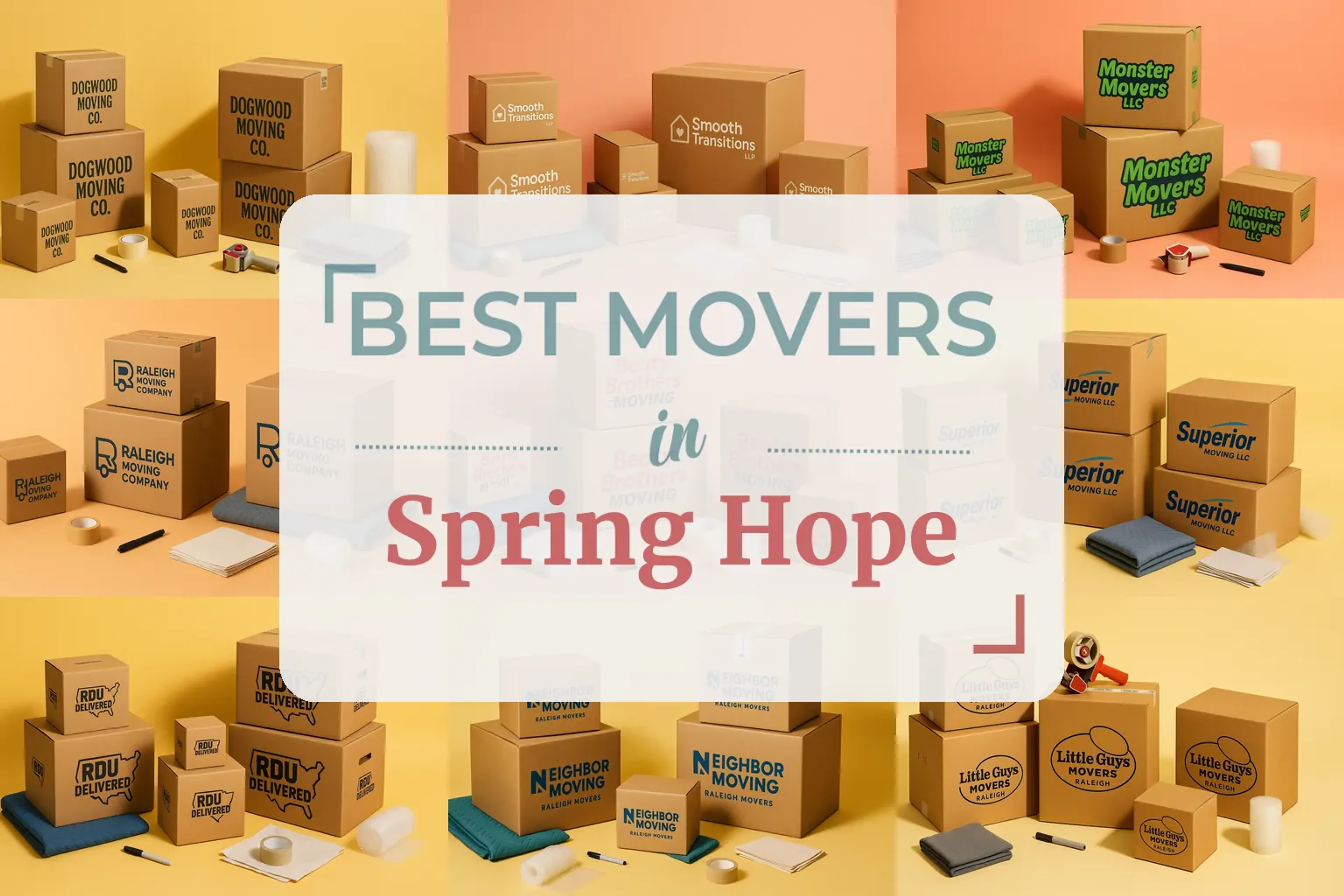 Side-by-side comparison of Spring Hope moving companies
