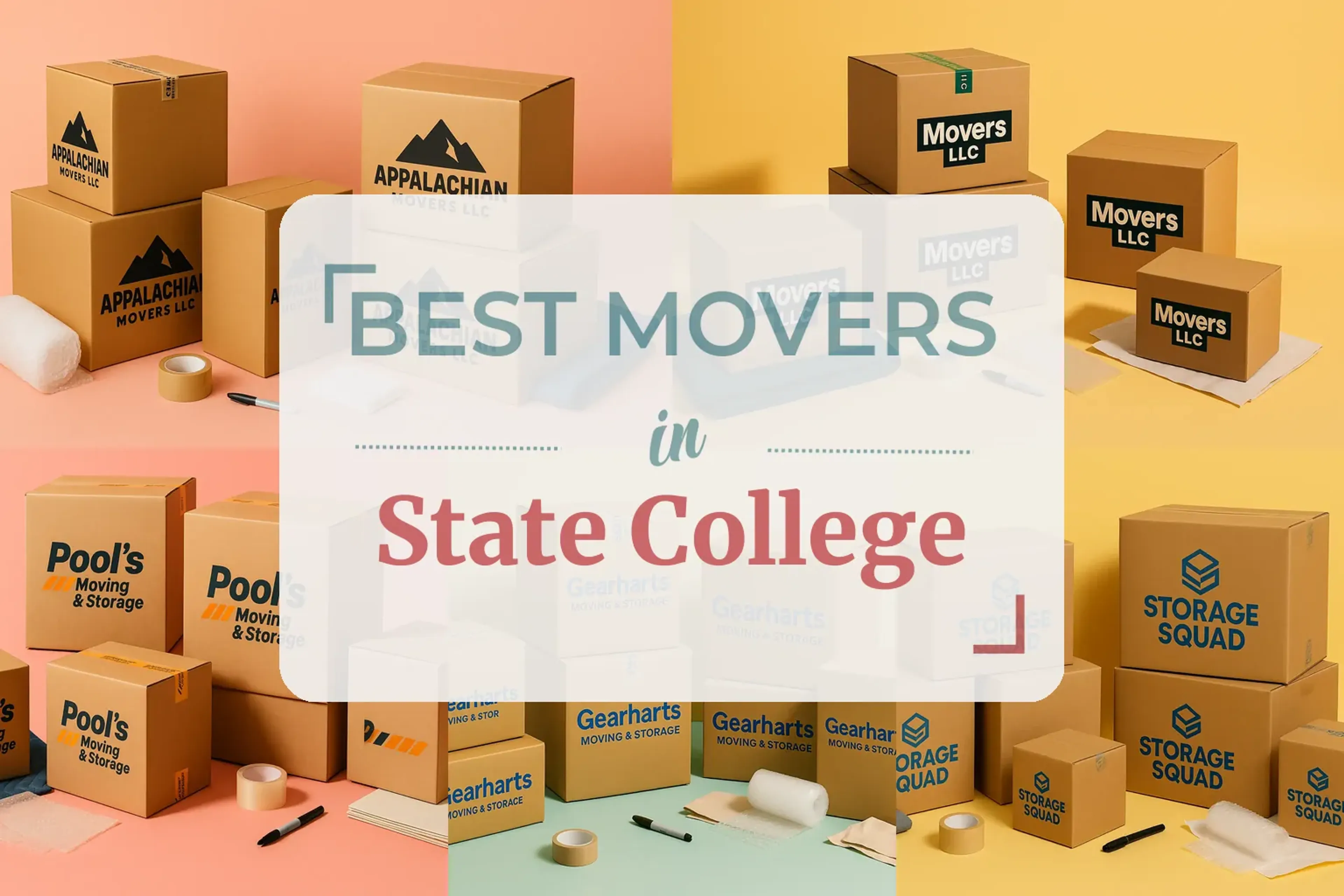 Side-by-side comparison of State College moving companies
