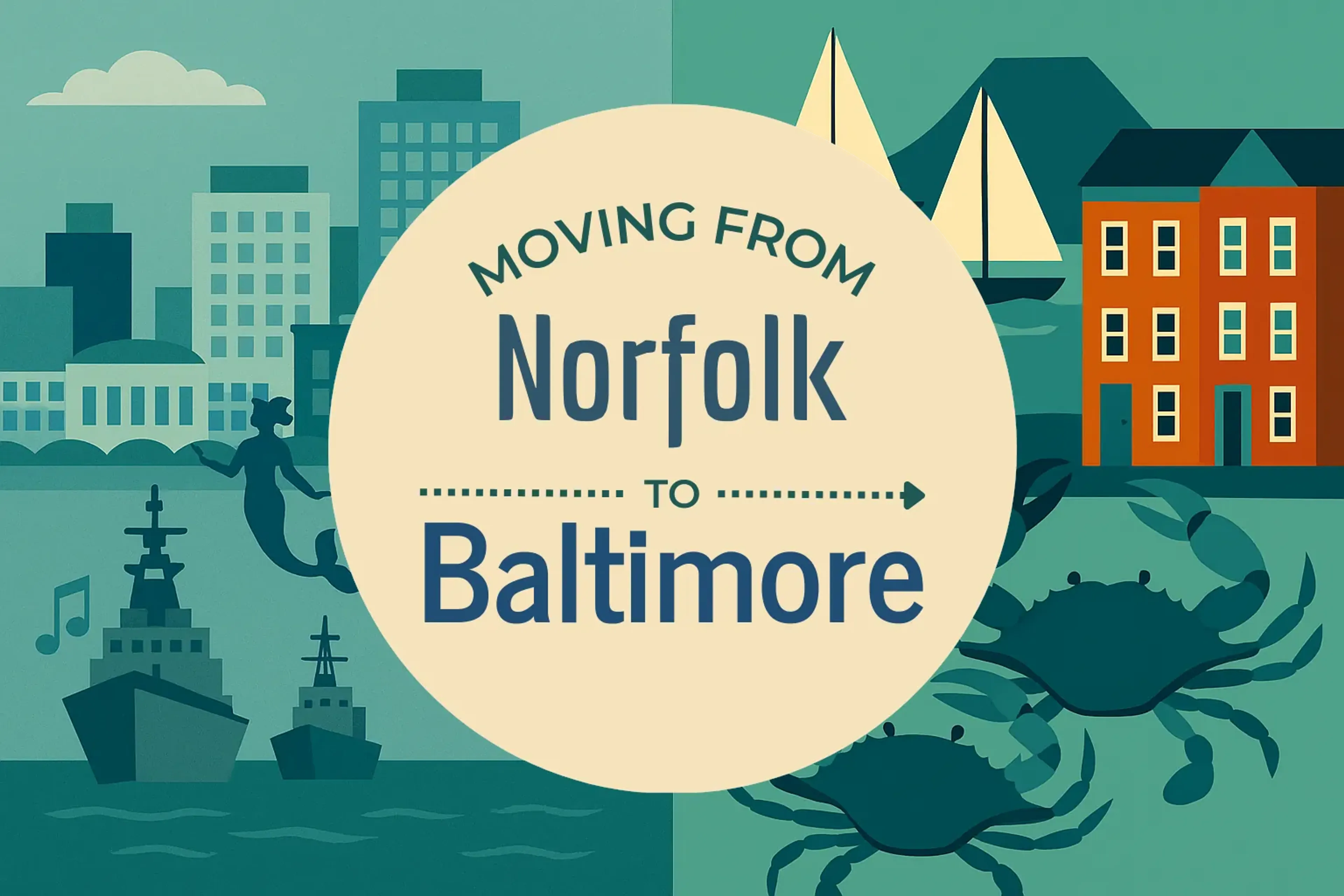 Side-by-side comparison of Norfolk to Baltimore moving companies