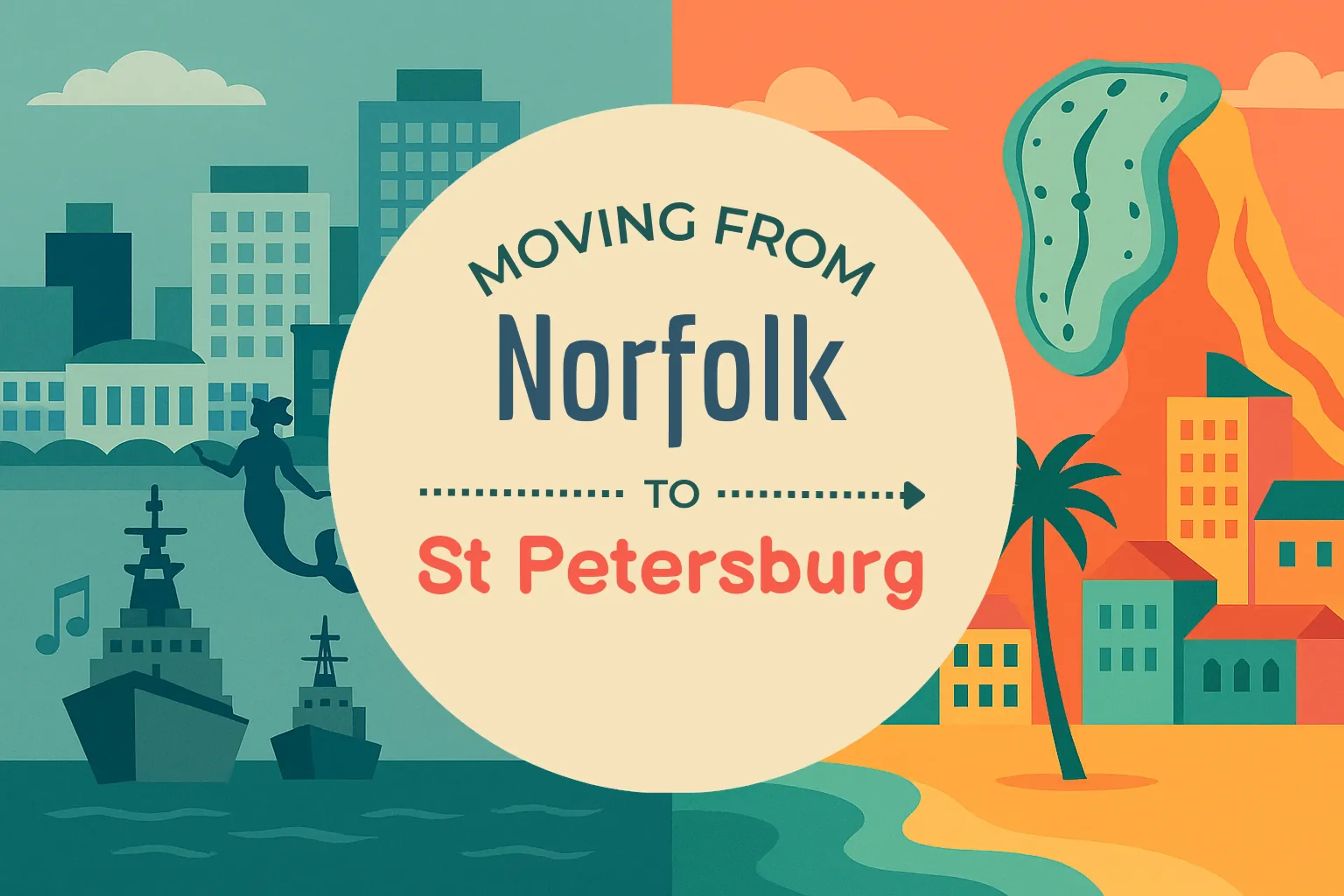 Side-by-side comparison of Norfolk to St. Petersburg moving companies