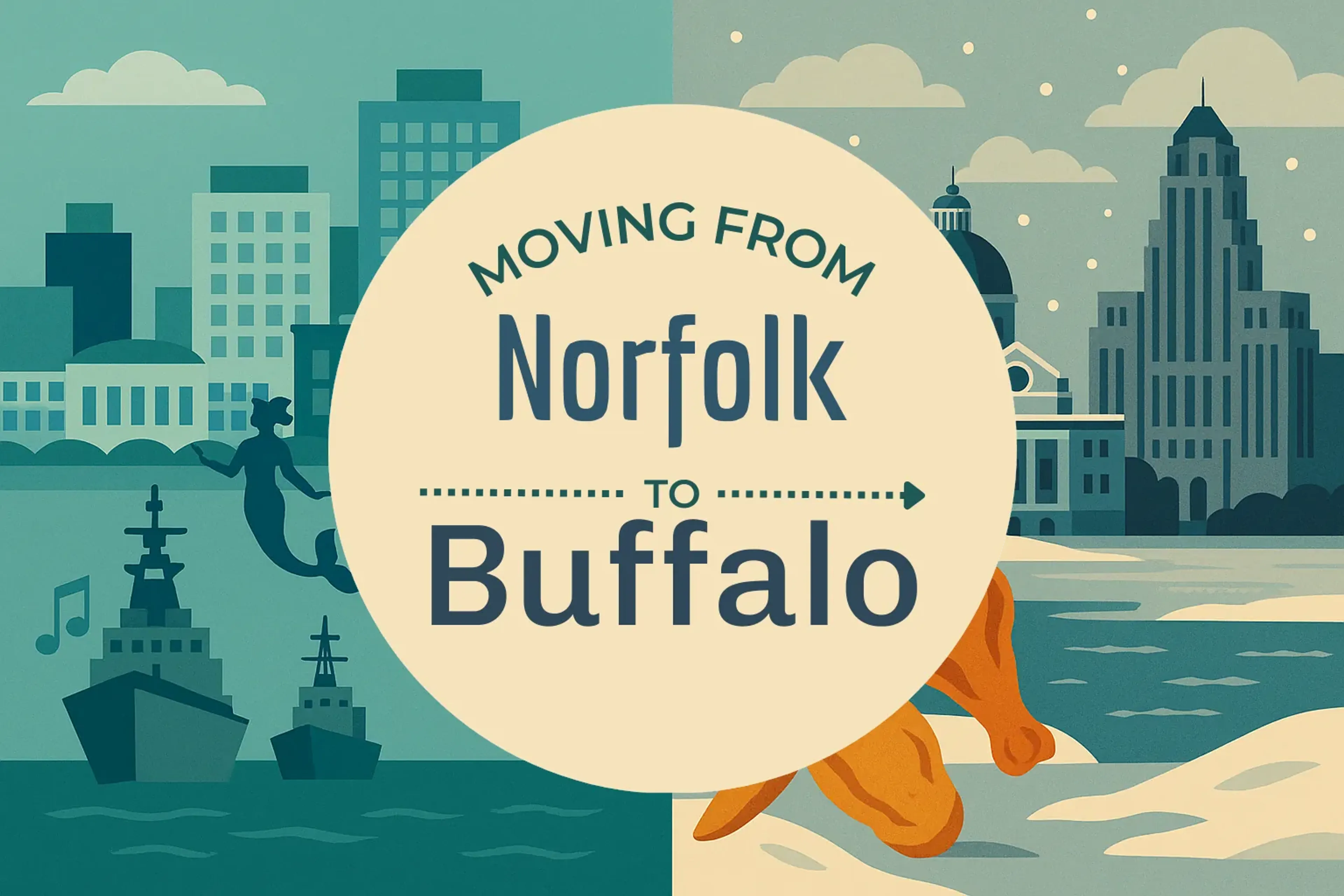 Side-by-side comparison of Norfolk to Buffalo moving companies
