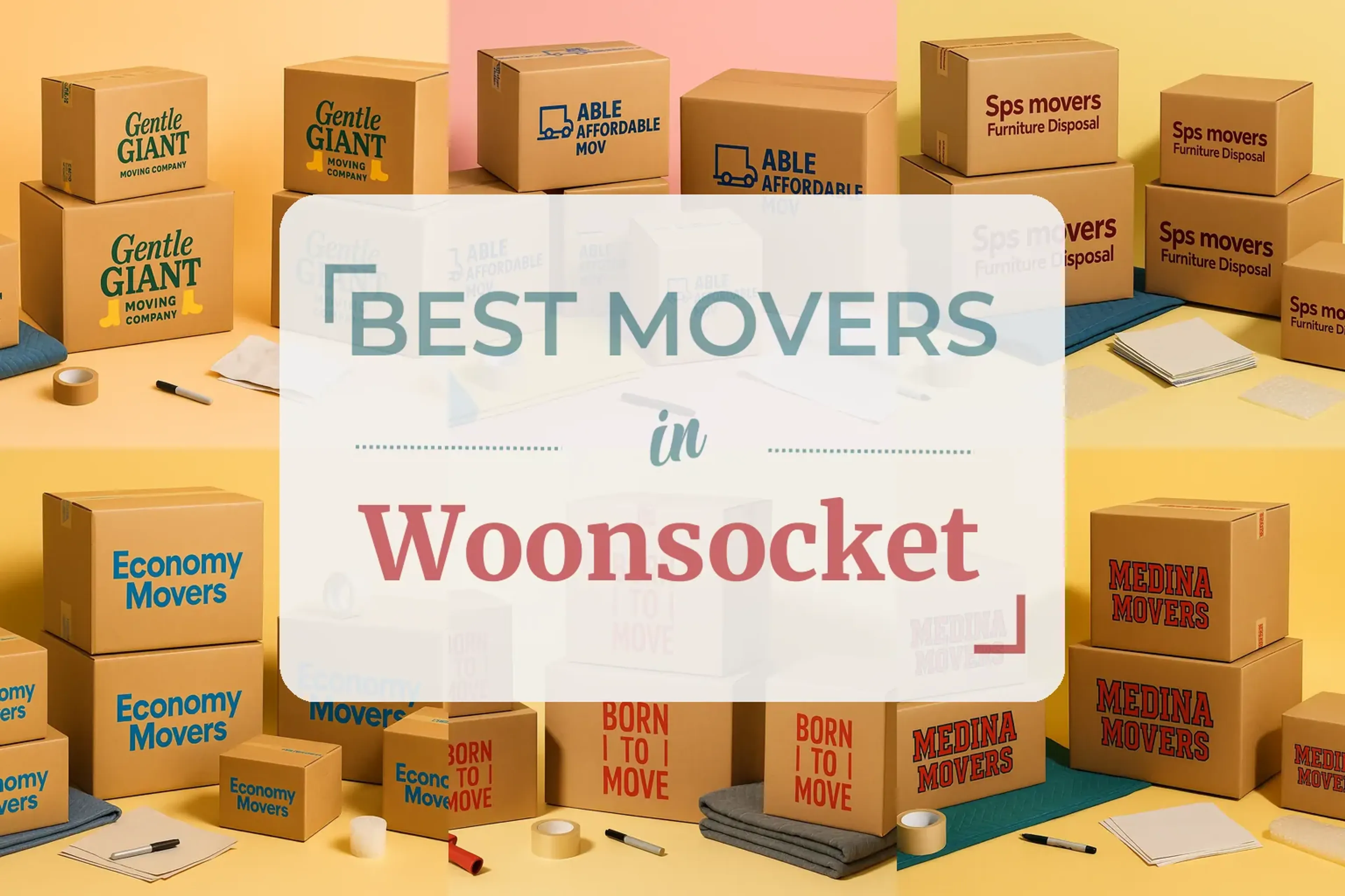 Side-by-side comparison of Woonsocket moving companies
