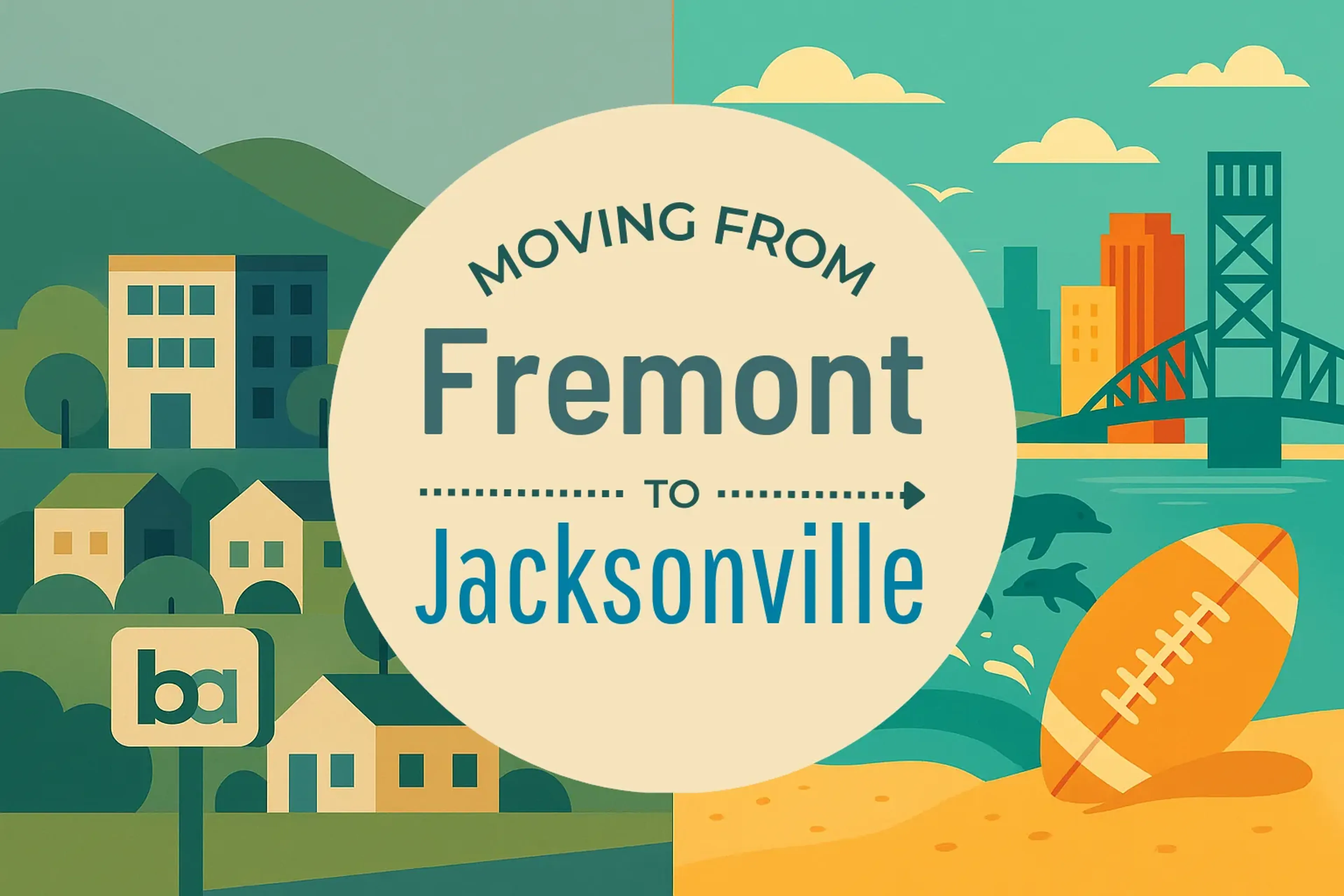 Side-by-side comparison of Fremont to Jacksonville moving companies