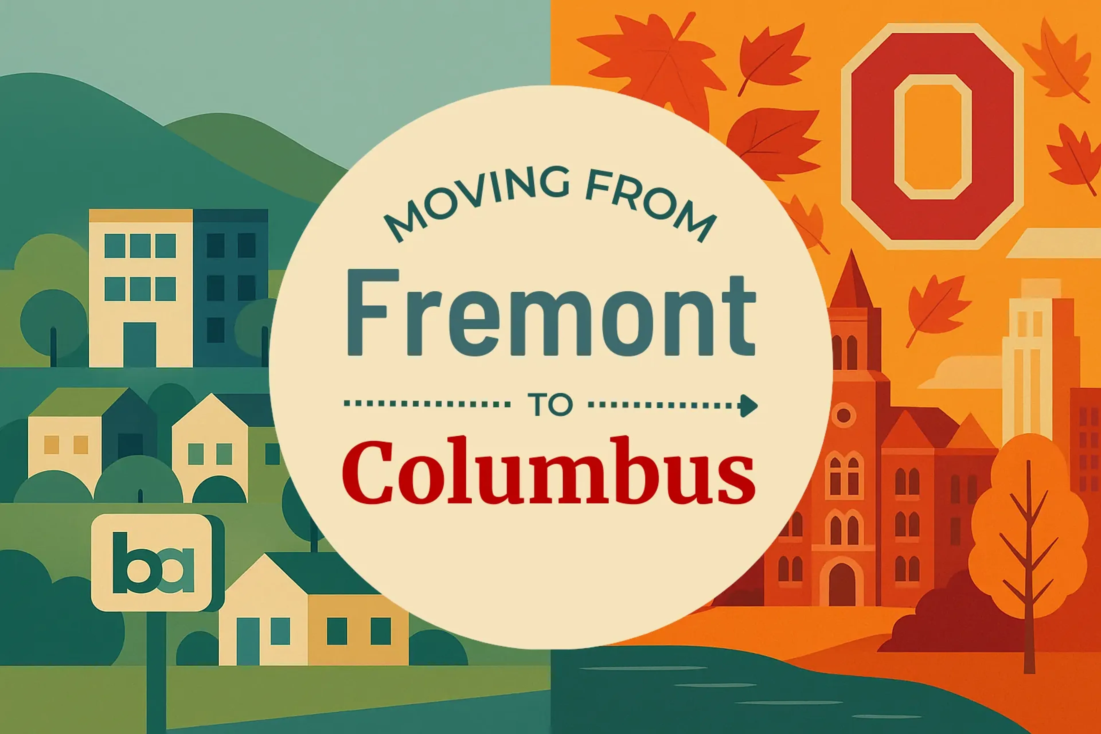 Side-by-side comparison of Fremont to Columbus moving companies
