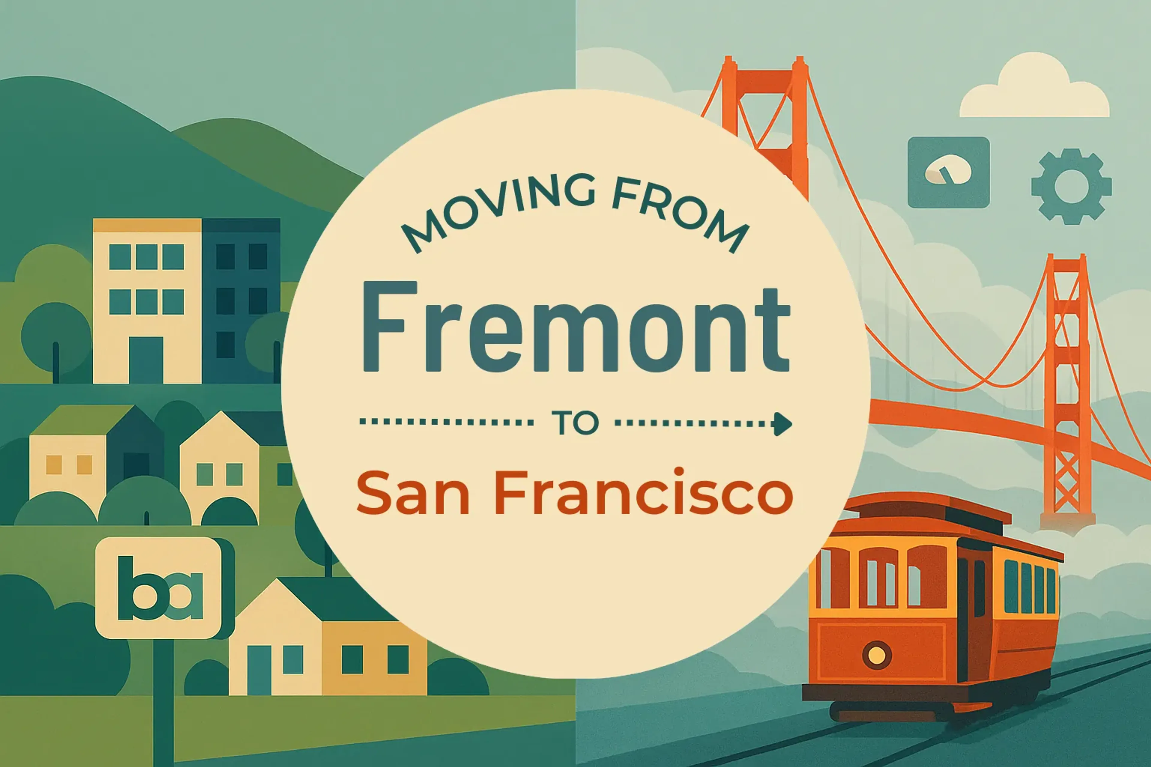 Side-by-side comparison of Fremont to San Francisco moving companies
