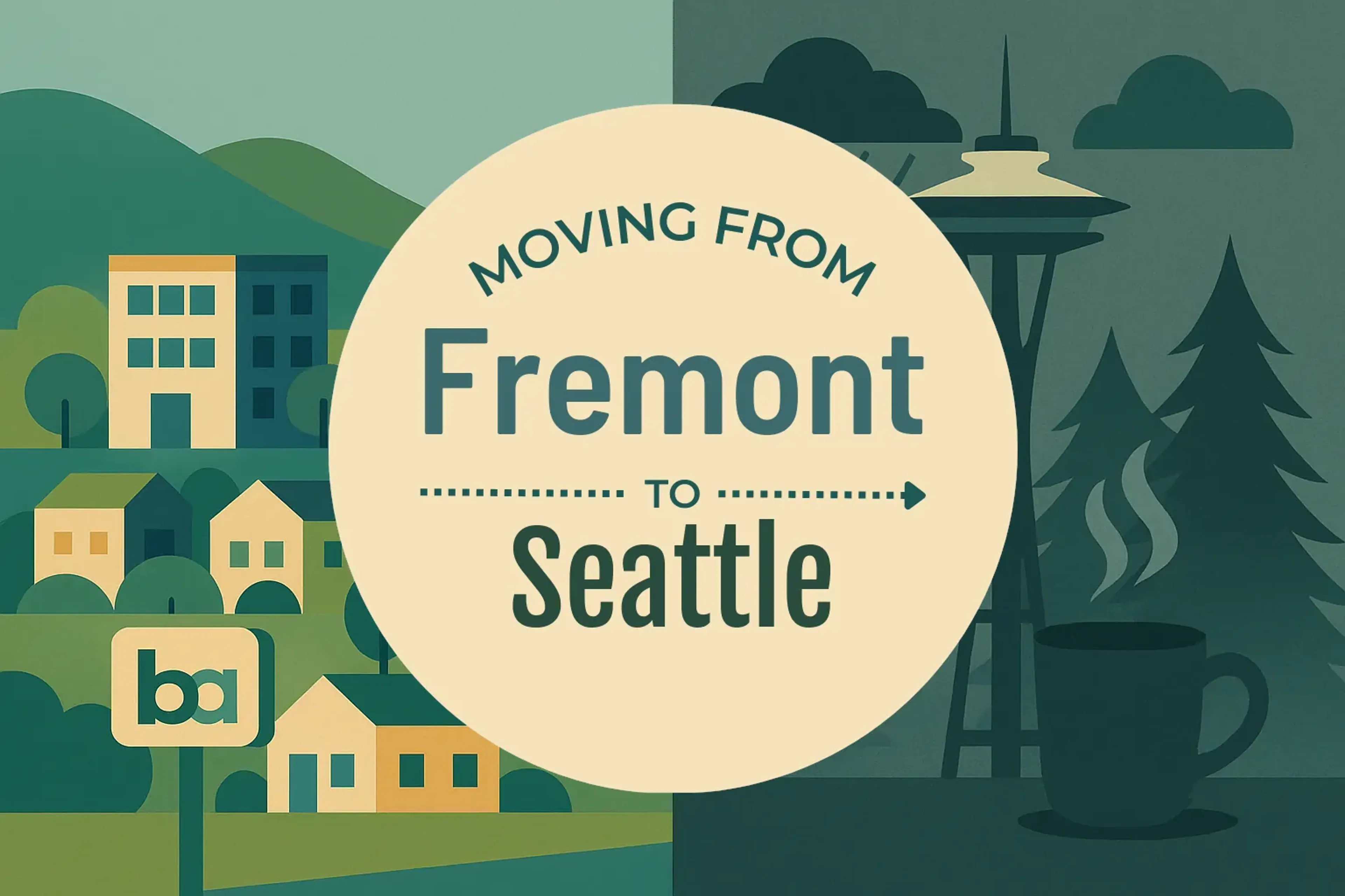 Side-by-side comparison of Fremont to Seattle moving companies
