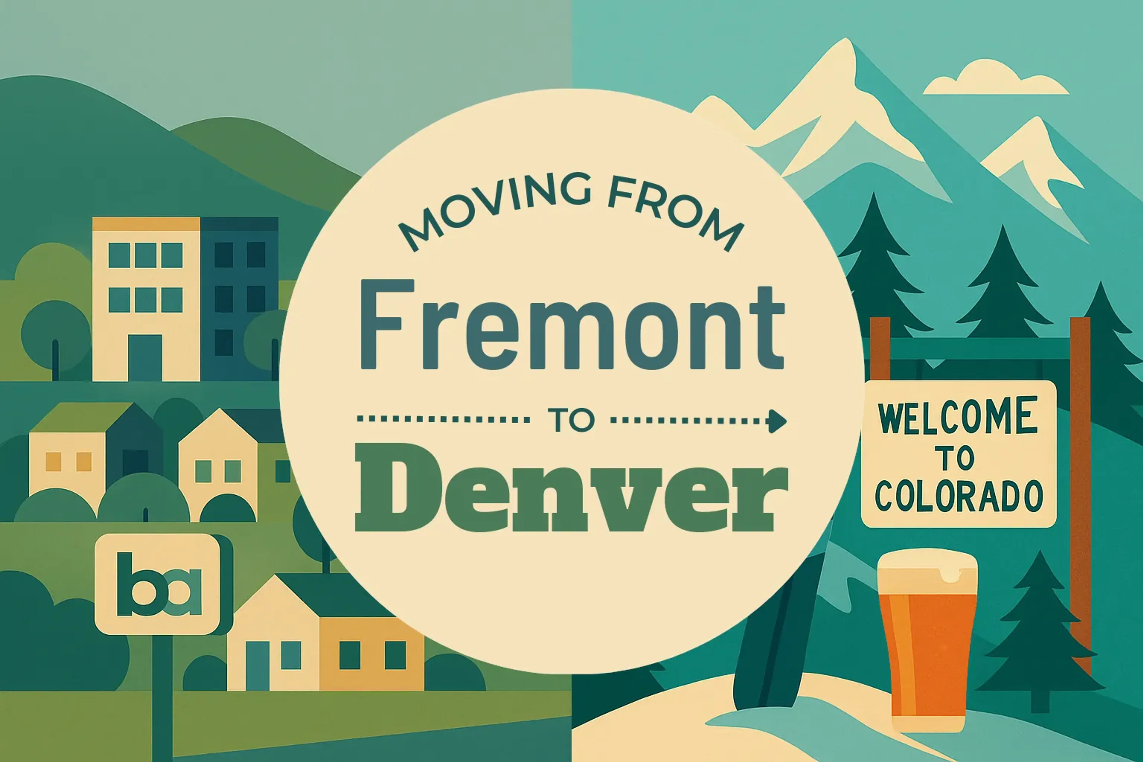 Side-by-side comparison of Fremont to Denver moving companies