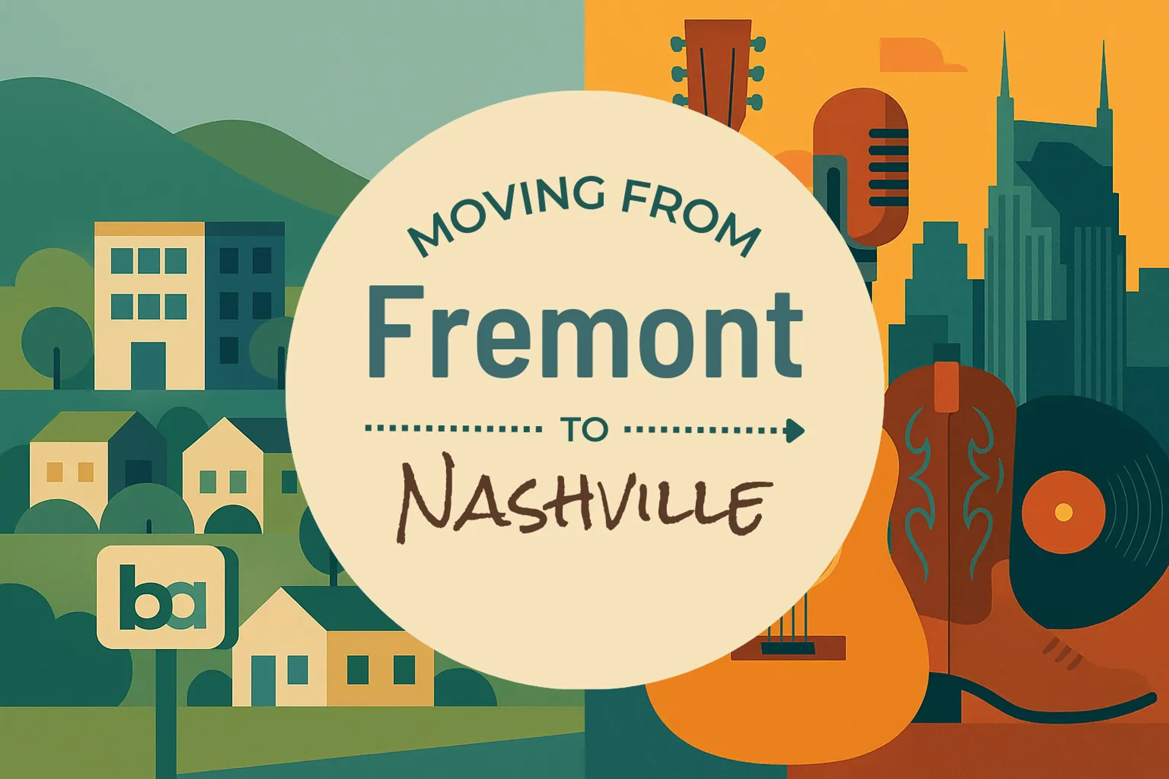 Side-by-side comparison of Fremont to Nashville moving companies