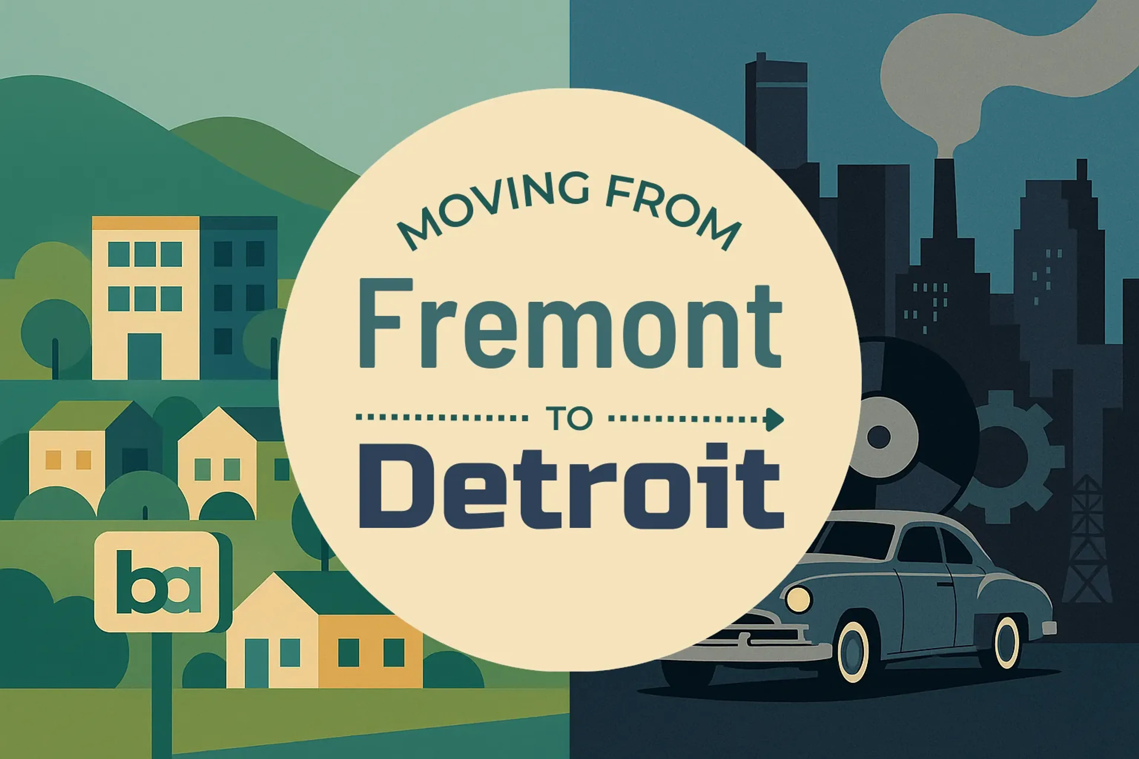 Side-by-side comparison of Fremont to Detroit moving companies