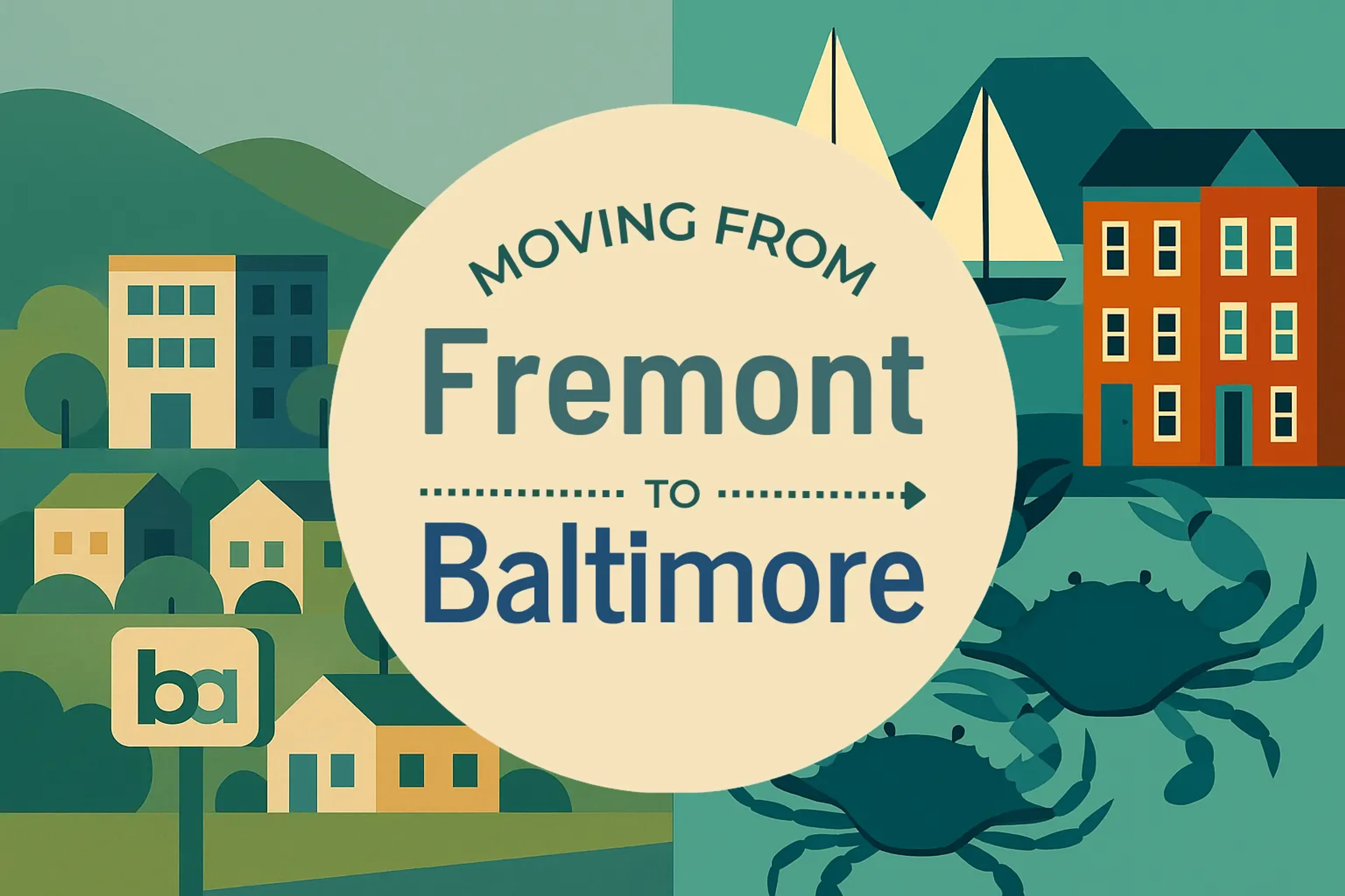 Side-by-side comparison of Fremont to Baltimore moving companies